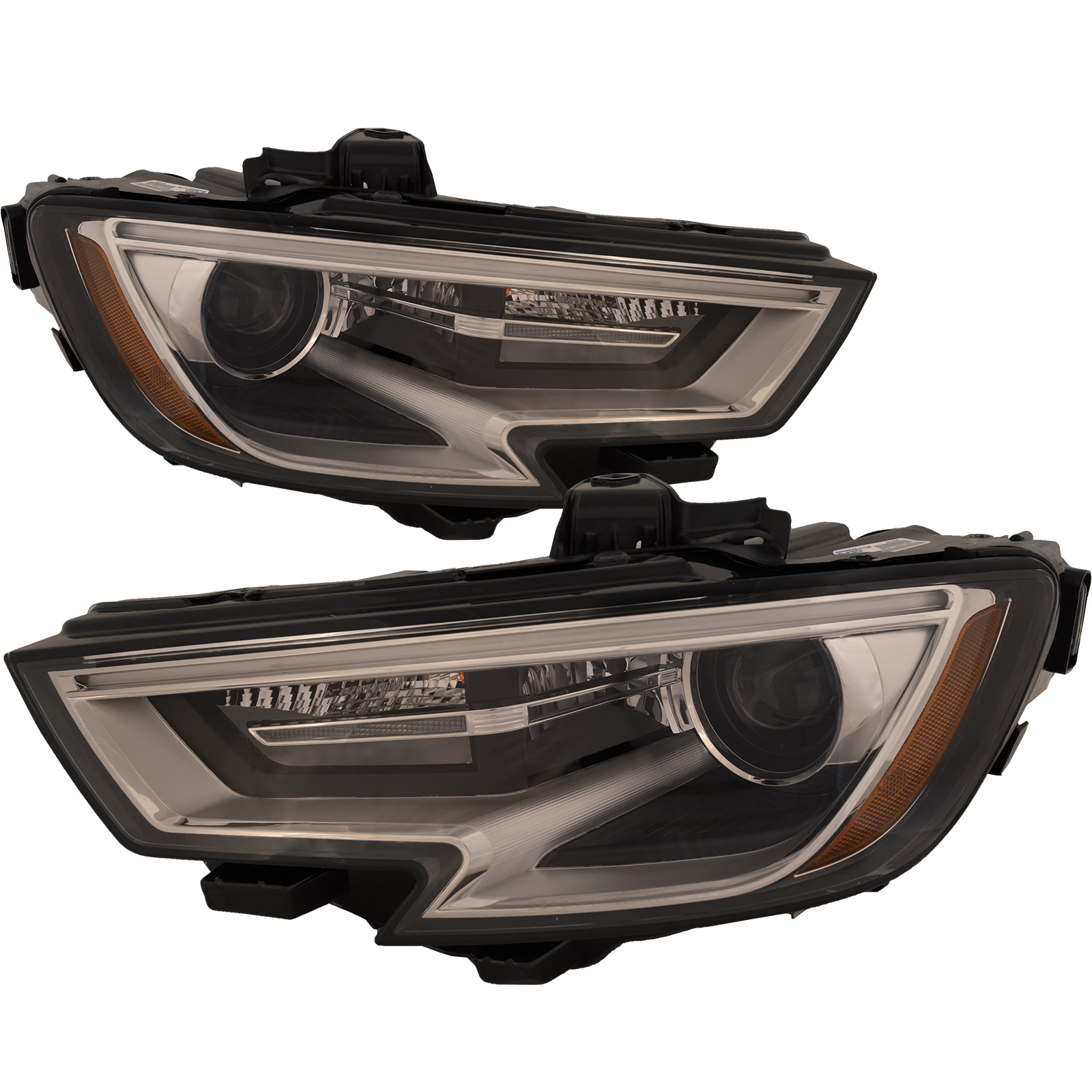 Headlight Set For 17-20 Audi A3, 17-20 Audi S3; CAPA Certified
