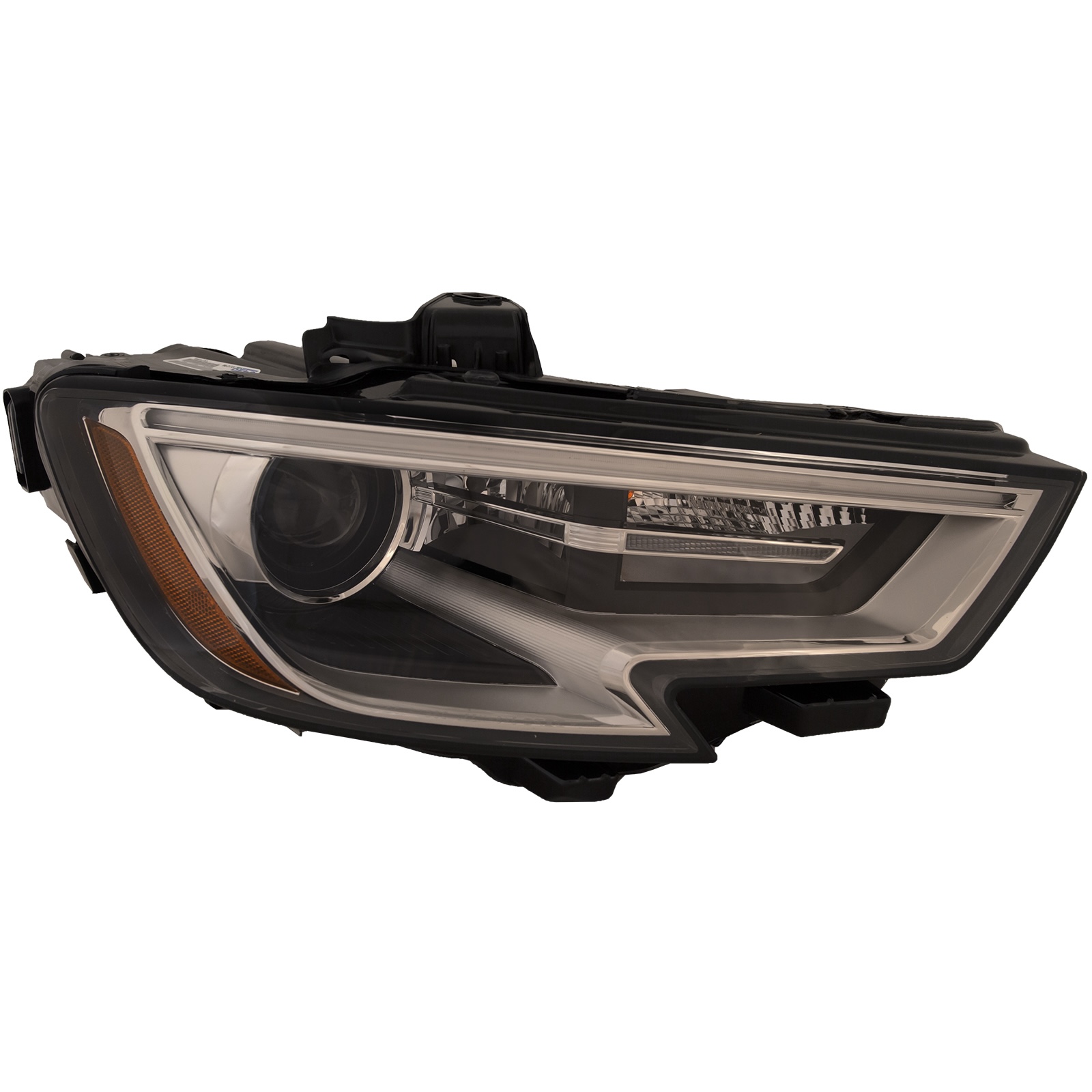 Right Passenger Side Headlight For 17-20 Audi A3, 17-20 Audi S3; CAPA Certified