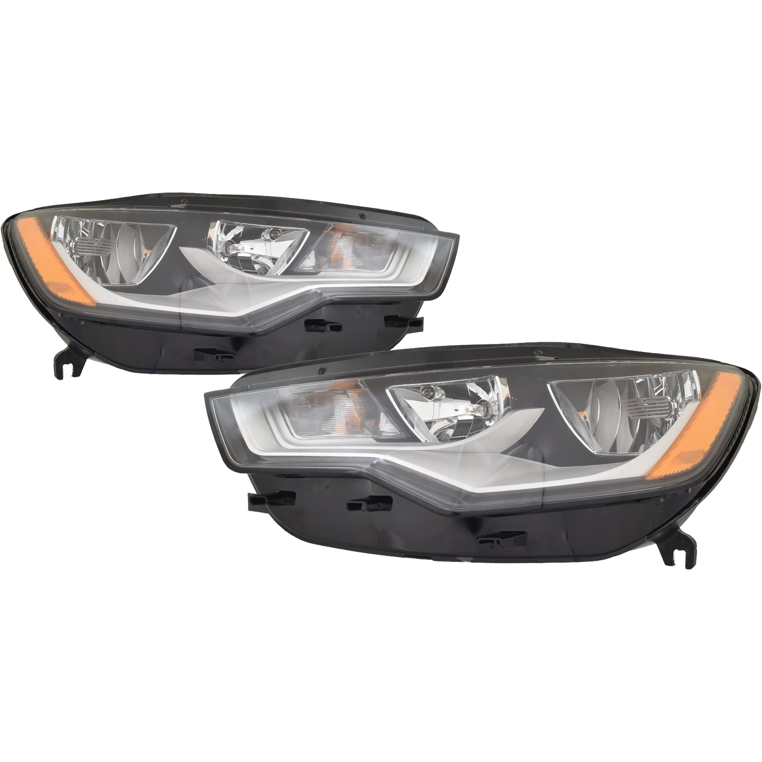 Headlight Set For 12-18 Audi A6, 13-18 Audi S6; CAPA Certified