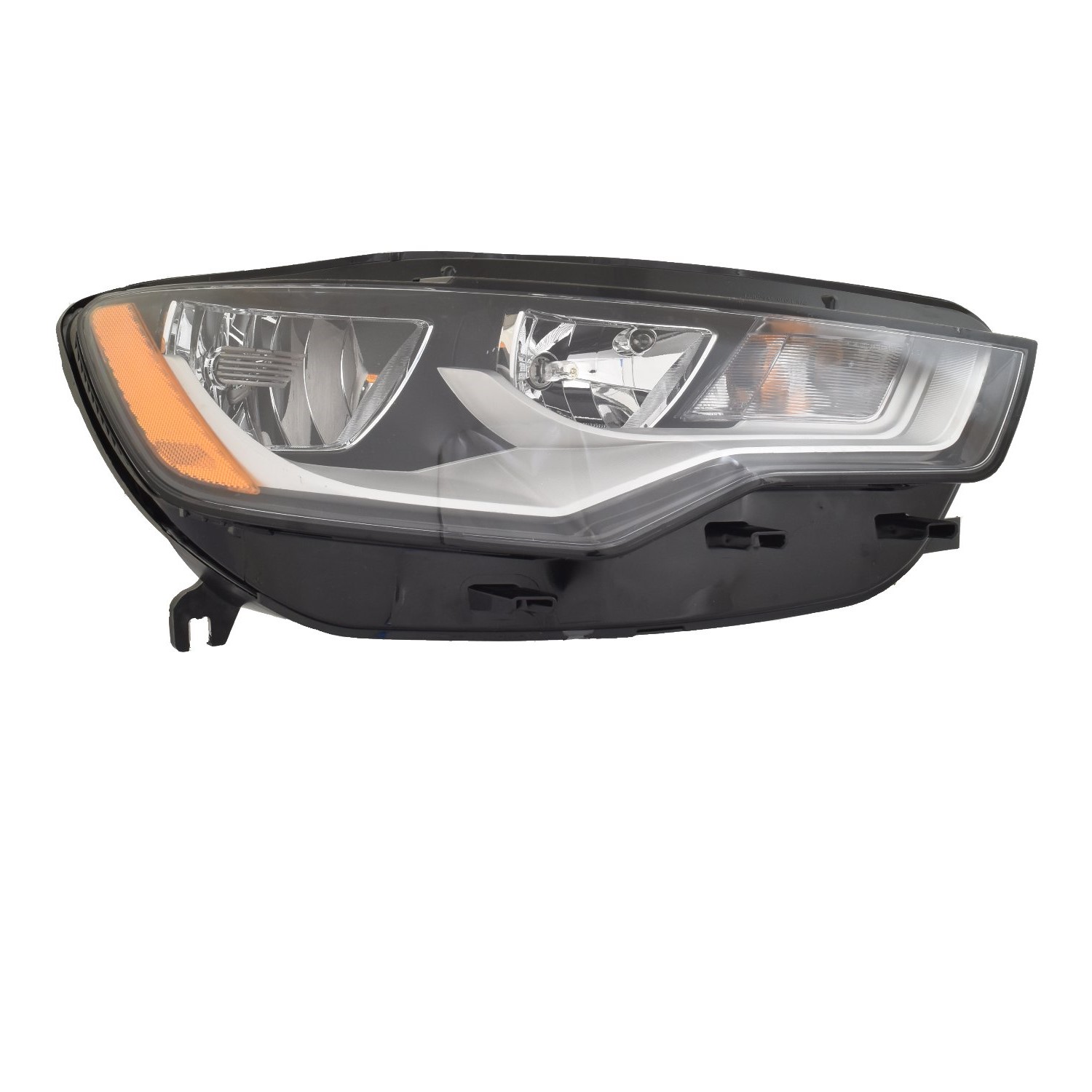 Right Passenger Side Headlight For 12-18 Audi A6; CAPA Certified