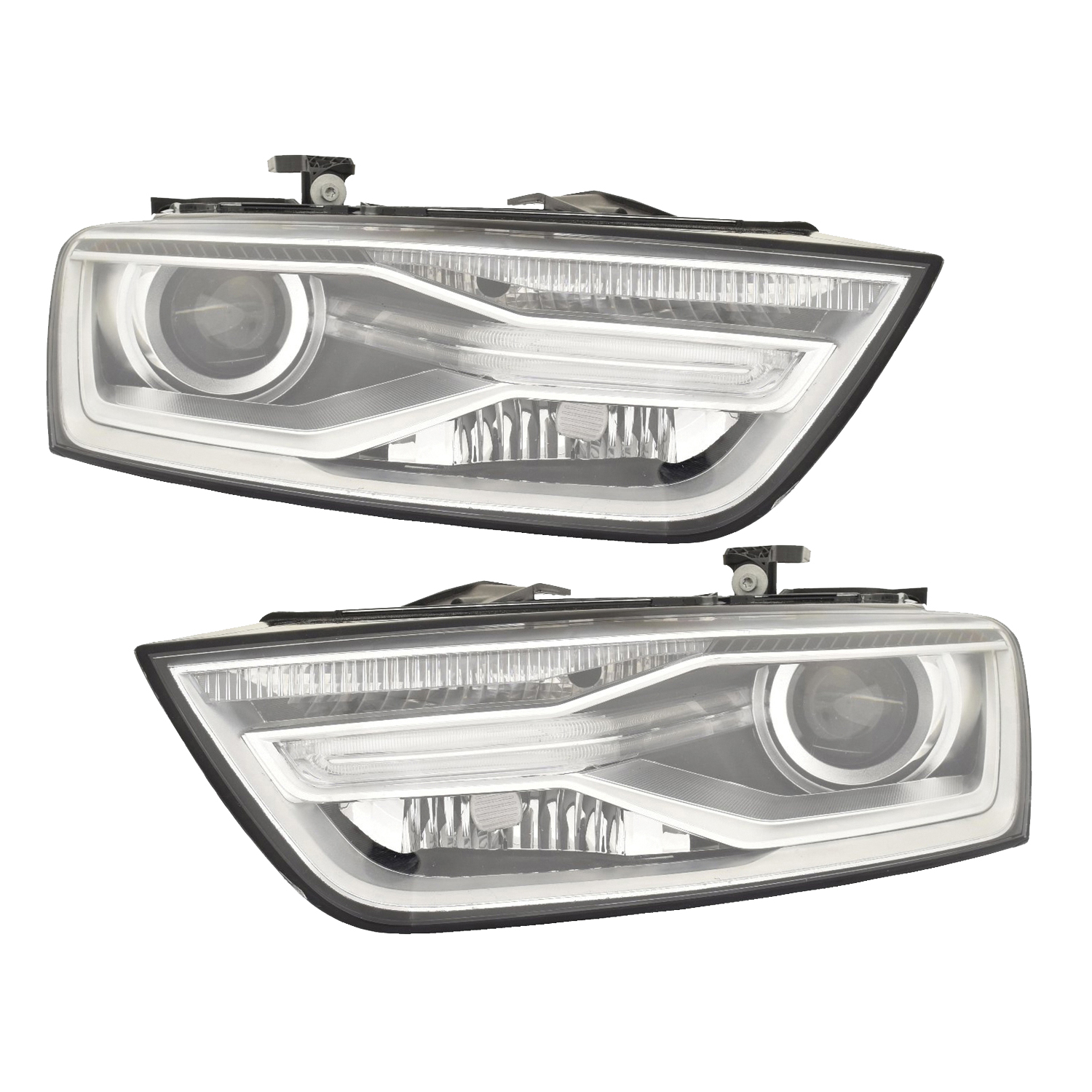 Headlight Set For 16-18 Audi Q3; CAPA Certified