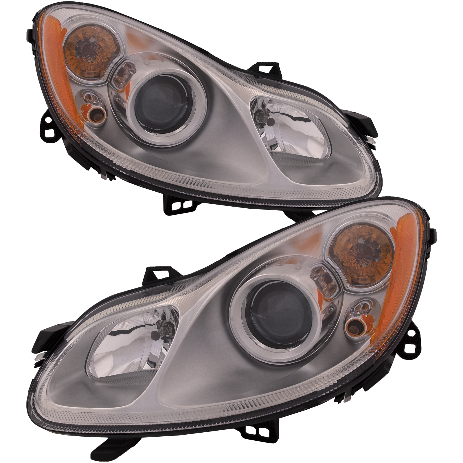 Headlight Set For 08-15 Smart Fortwo