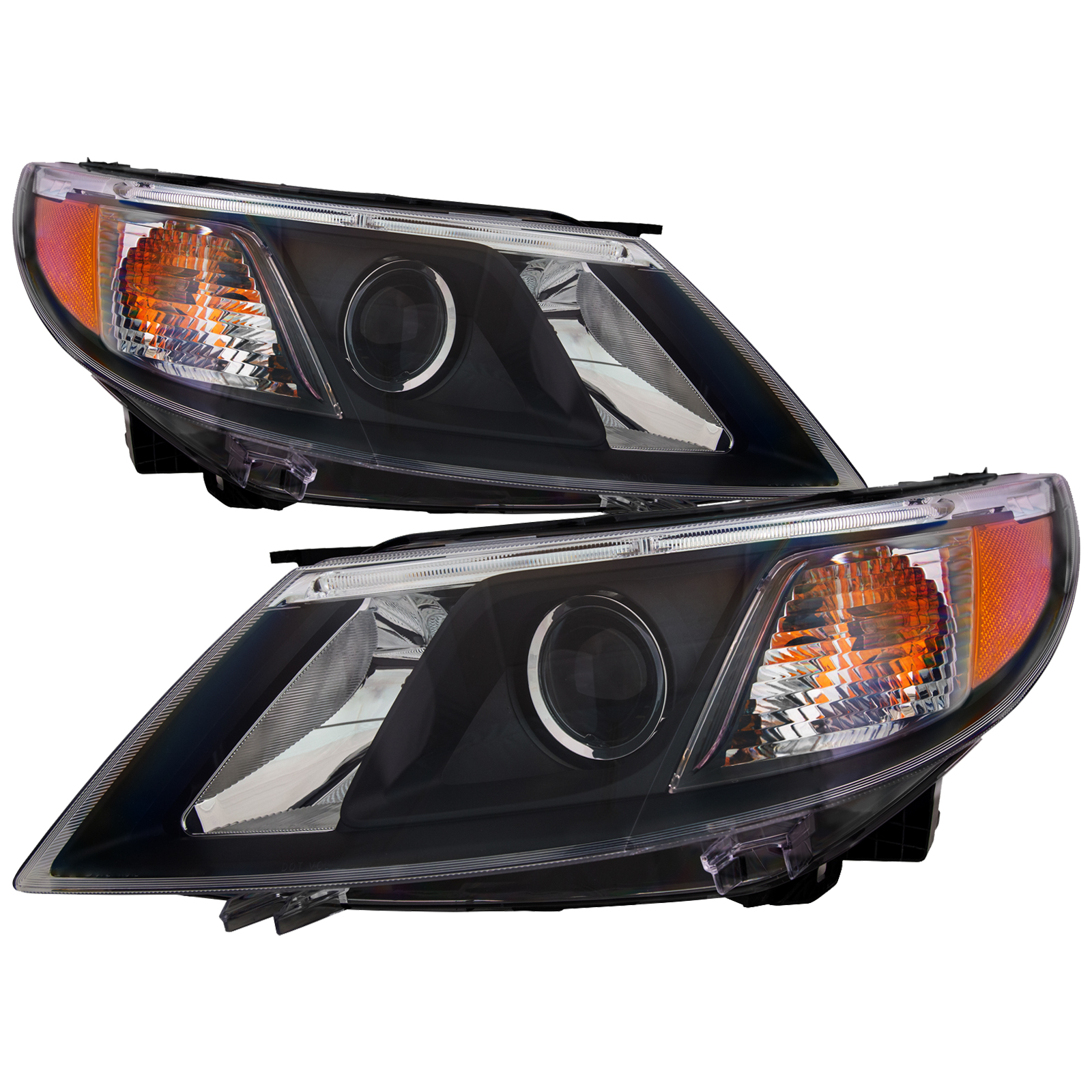 Headlight Set For 08-10 Saab 9-3