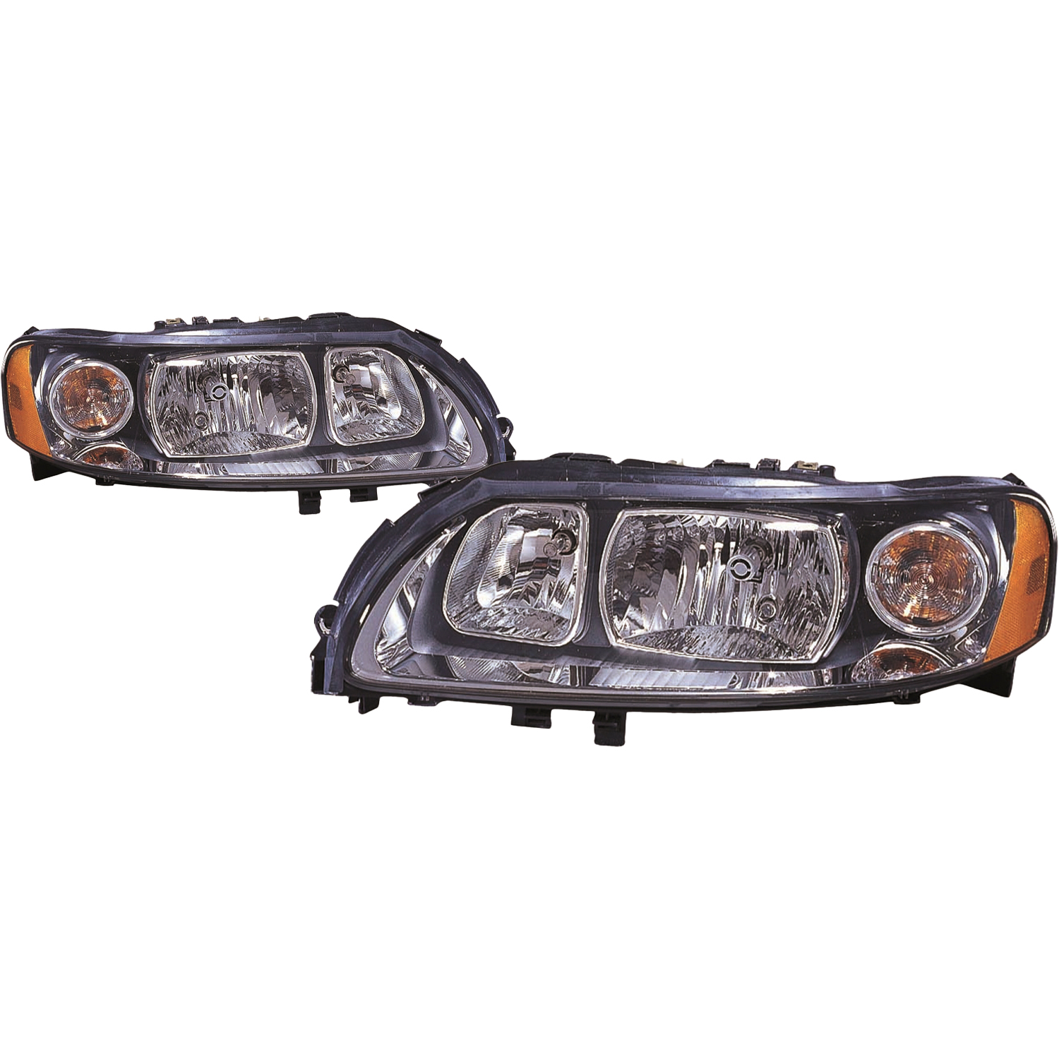 Headlight Set For 05-09 Volvo S60; CAPA Certified