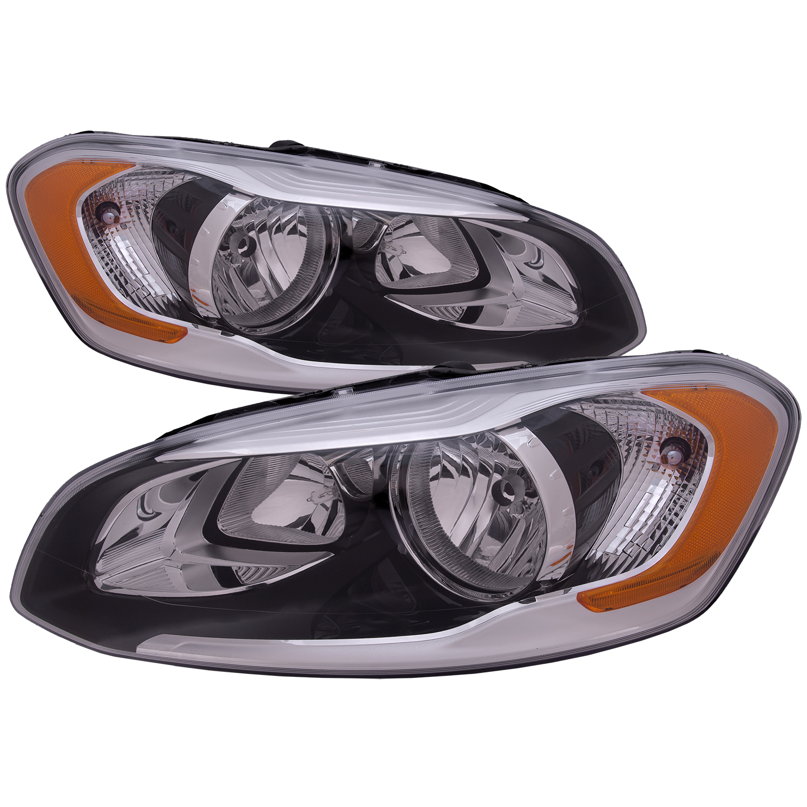 Headlight Set For 14-17 Volvo XC60; CAPA Certified
