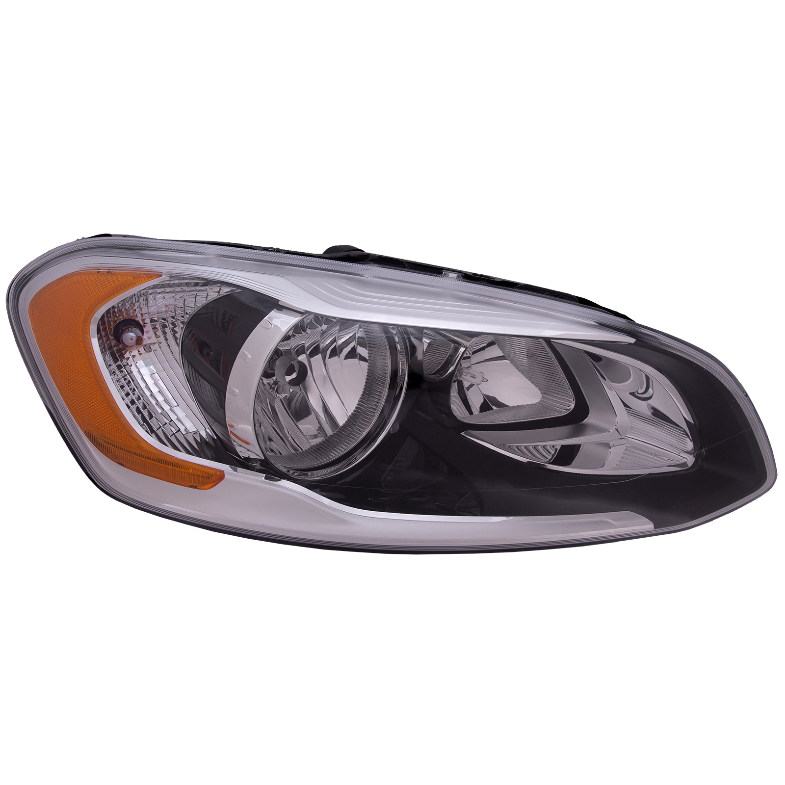 Right Passenger Side Headlight For 14-17 Volvo XC60; CAPA Certified