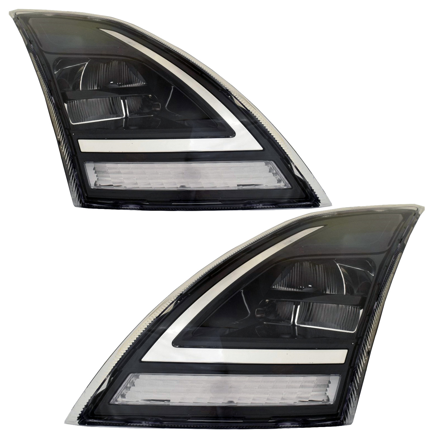 Headlight Set For 18-24 Volvo VNL, 18-24 Volvo VNR