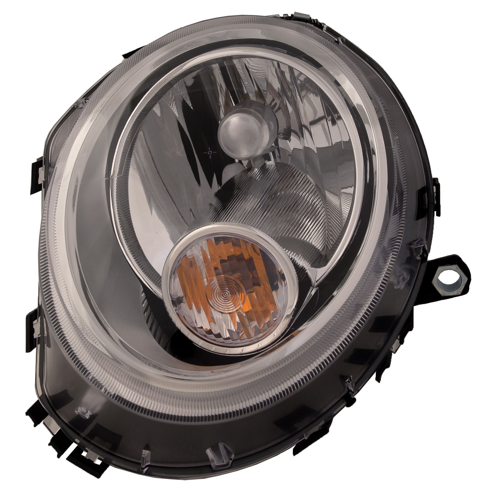 Left Driver Side Headlight For 07-15 Mini Cooper; CAPA Certified