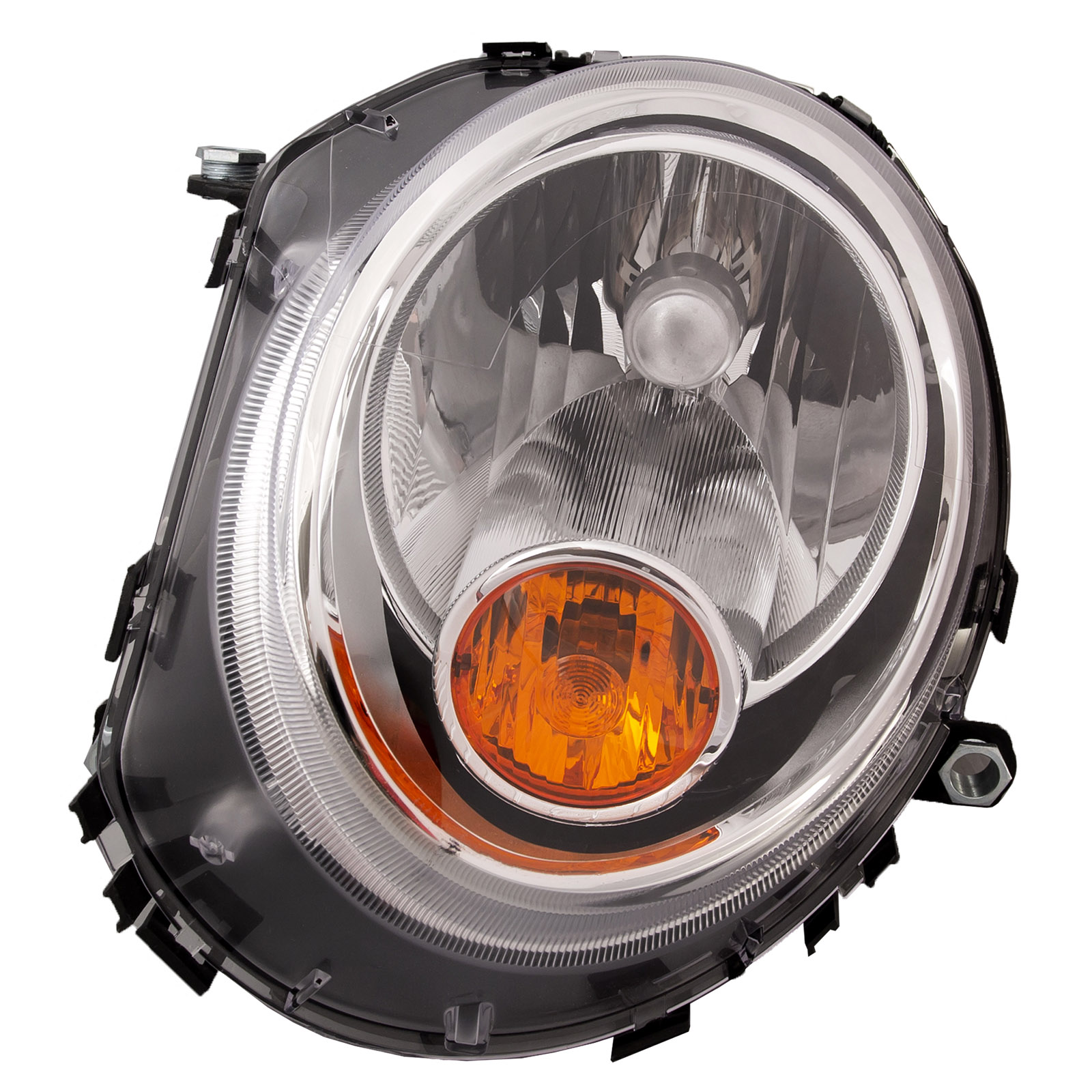 Left Driver Side Headlight For 07-13 Mini Cooper; CAPA Certified