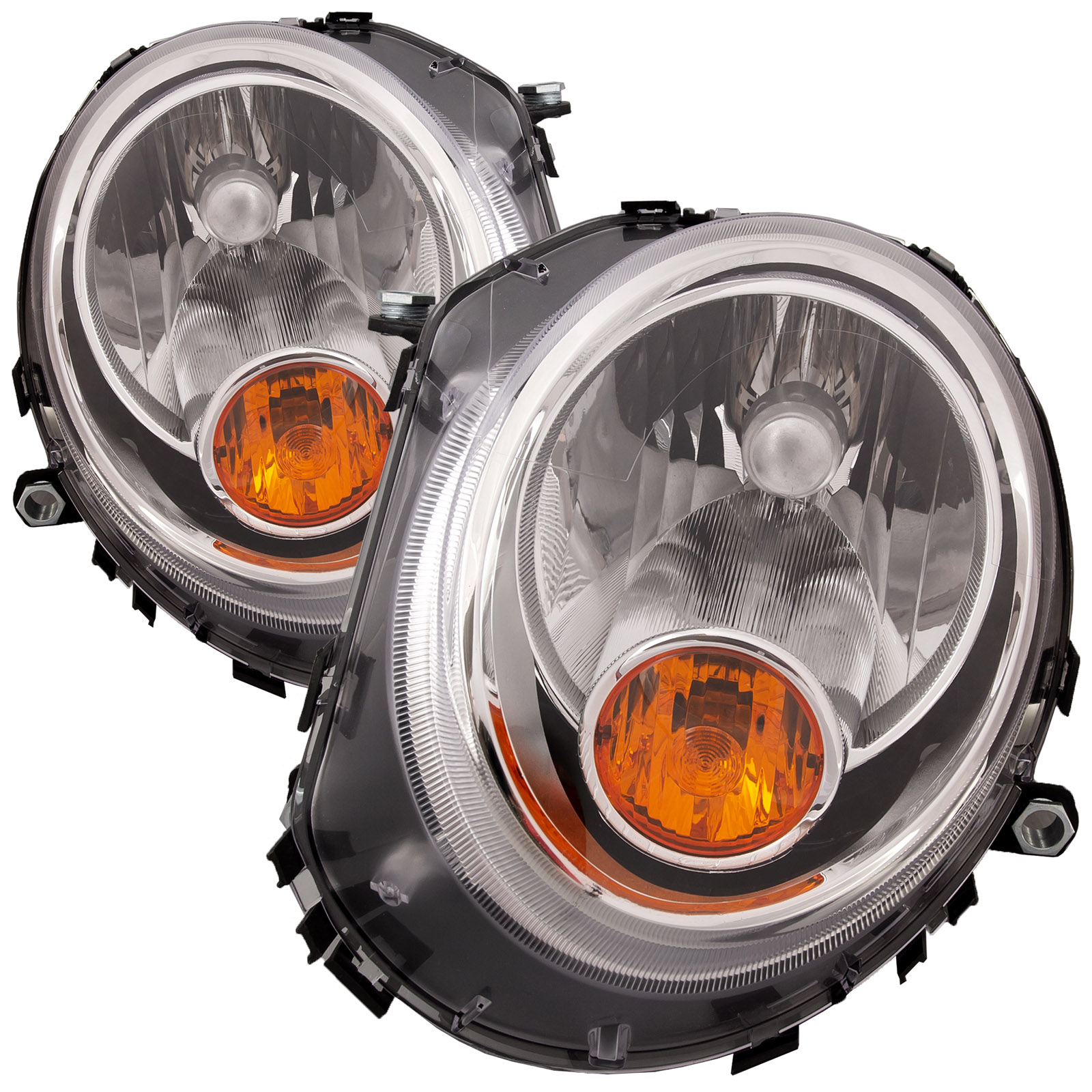Headlight Set For 07-13 Mini Cooper; CAPA Certified