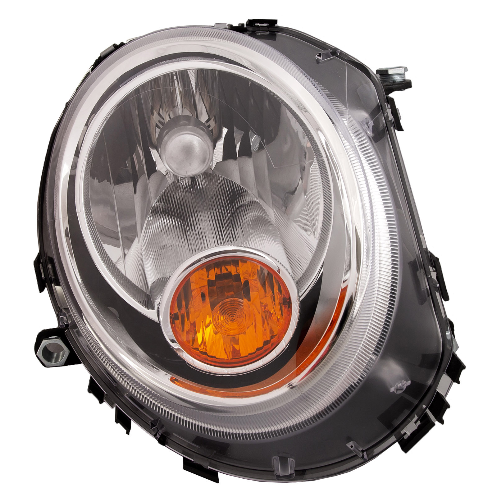 Right Passenger Side Headlight For 07-13 Mini Cooper; CAPA Certified