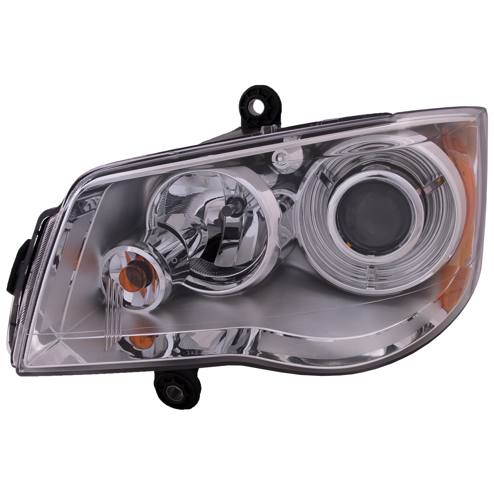 Left Driver Side Headlight For 08-16 Chrysler Town & Country; CAPA Certified