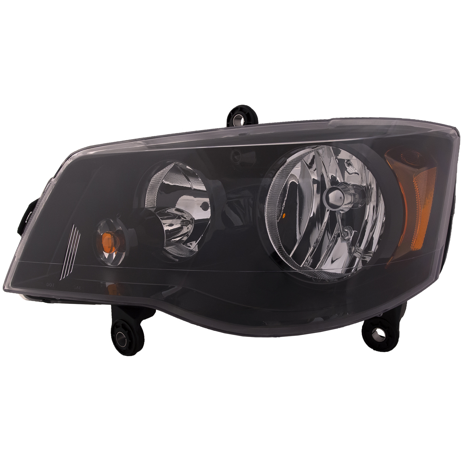 Left Driver Side Headlight For 14-16 Chrysler Town & Country, 11-20 Dodge Grand Caravan; CAPA Certified