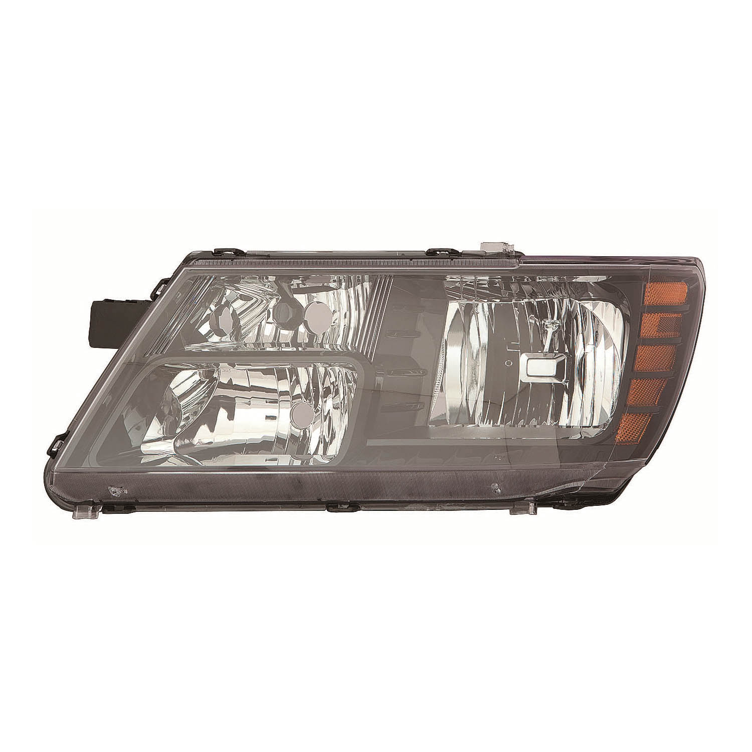 Left Driver Side Headlight For 14-20 Dodge Journey; CAPA Certified