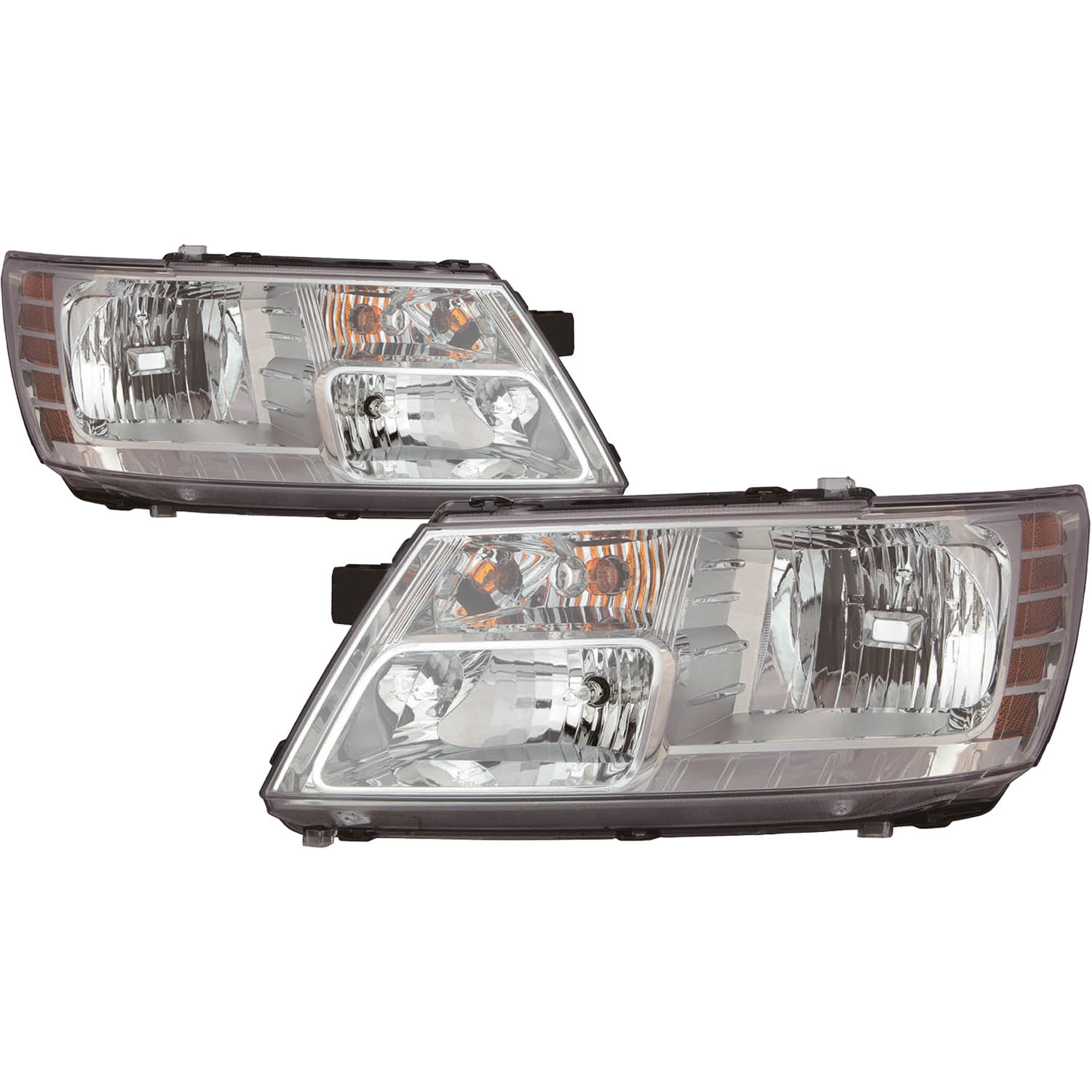 Headlight Set For 09-20 Dodge Journey; CAPA Certified