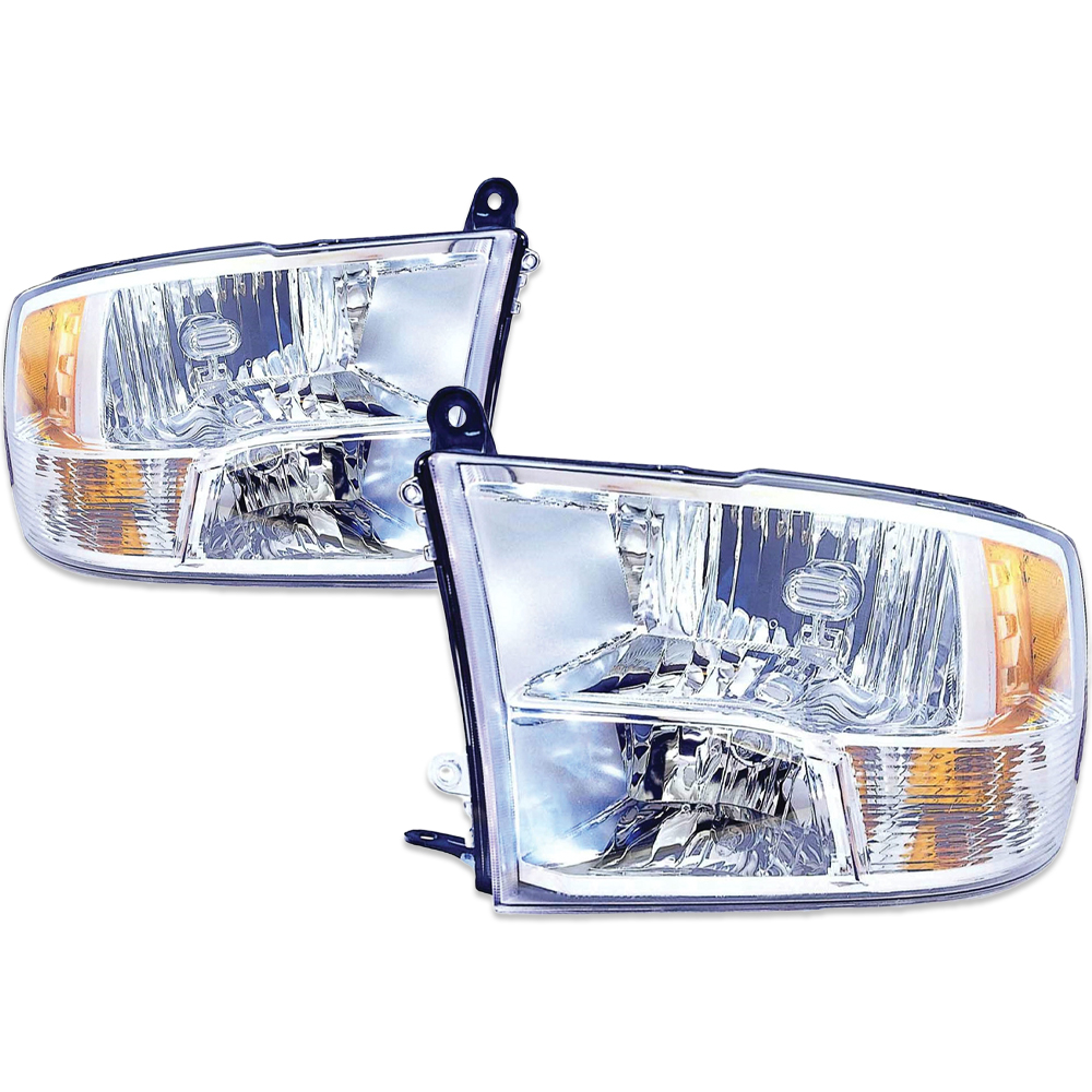 Headlight Set For 2009-2012 Dodge Ram; CAPA Certified