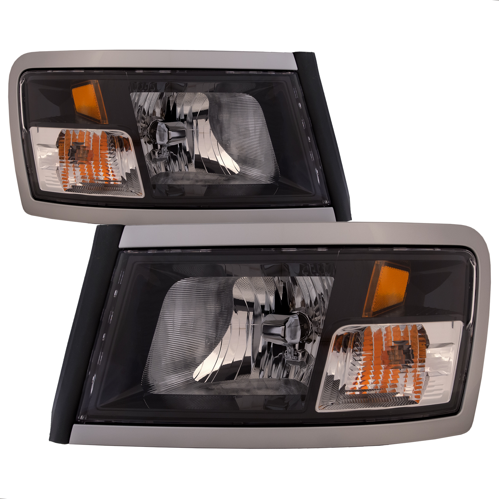 Headlight Set For 08-10 Dodge Dakota, 11 Ram Dakota; CAPA Certified