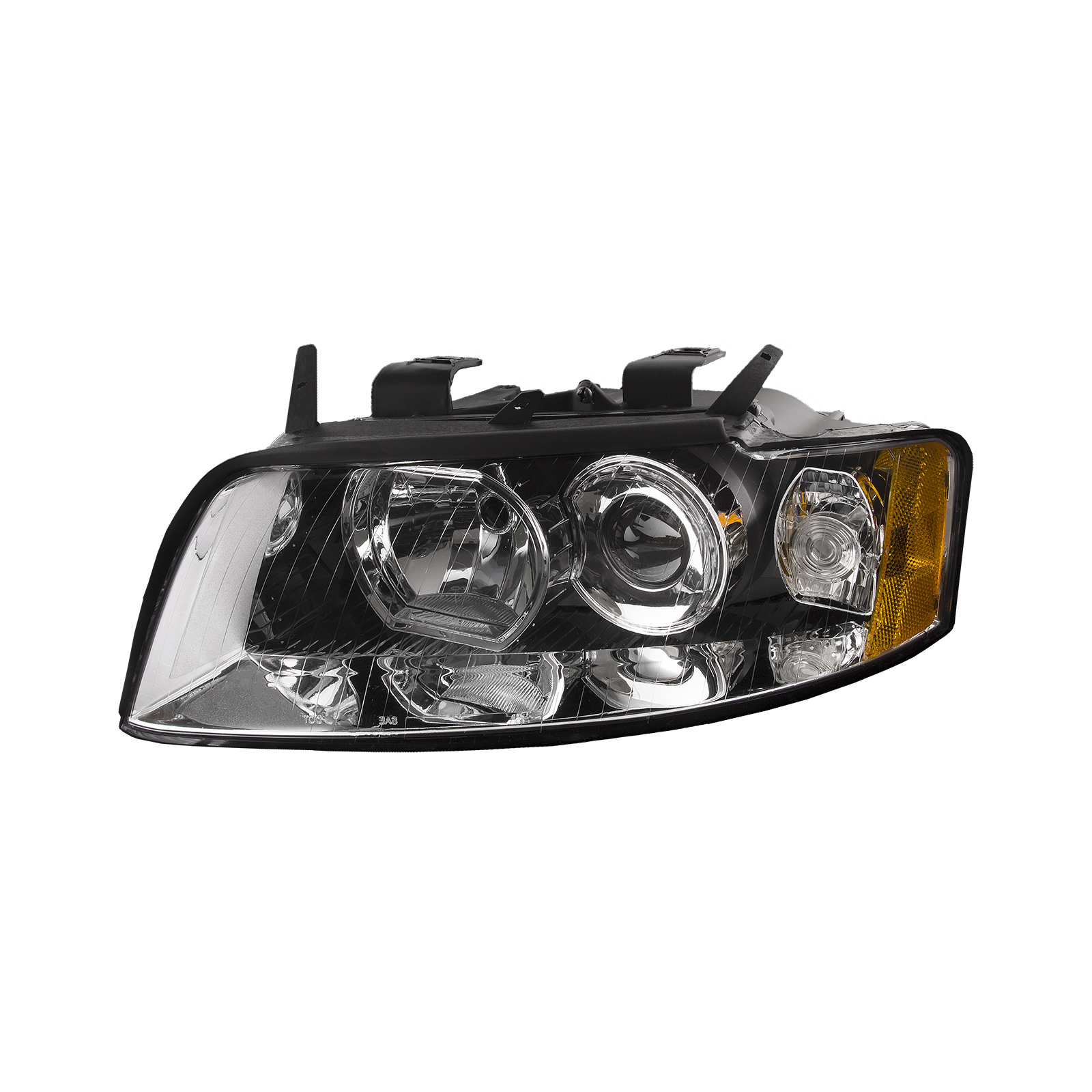 Left Driver Side Headlight For 03-05 Audi A4, 03-05 Audi A4 Quattro, 04-05 Audi S4