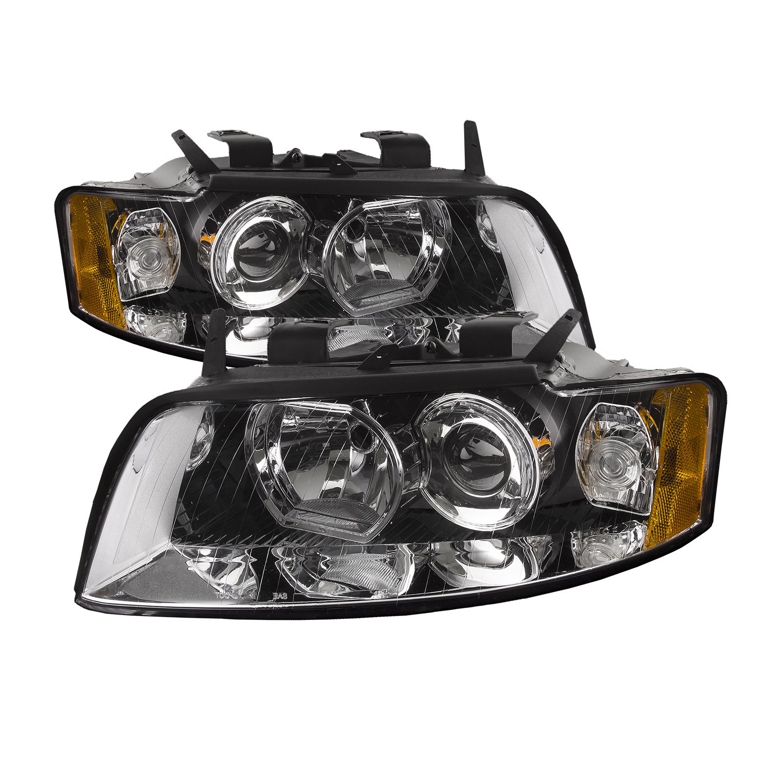 Headlight Set For 03-05 Audi A4, 03-05 Audi A4 Quattro, 04-05 Audi S4
