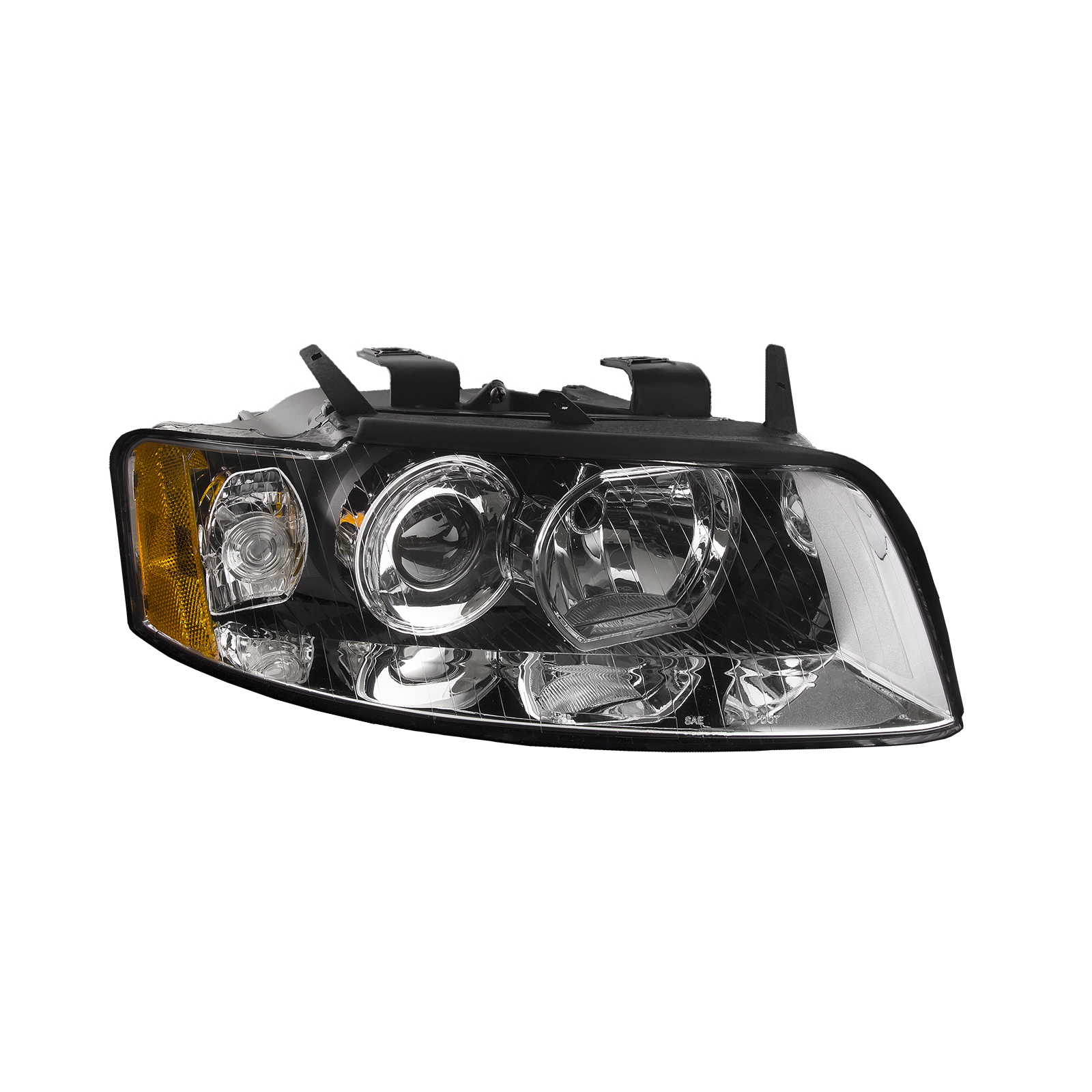 Right Passenger Side Headlight For 03-05 Audi A4, 03-05 Audi A4 Quattro, 04-05 Audi S4