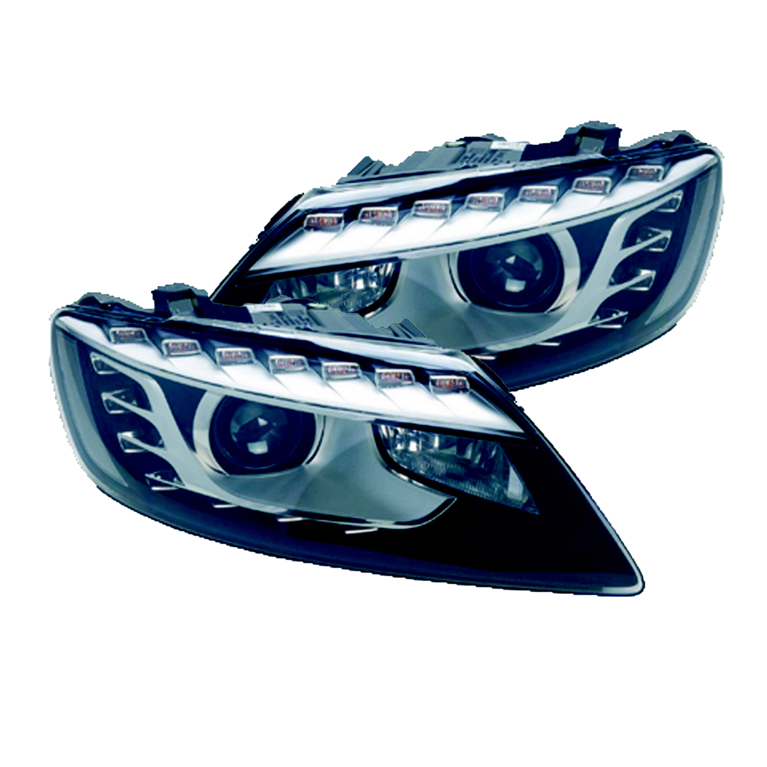 Headlight Set For 10-15 Audi Q7