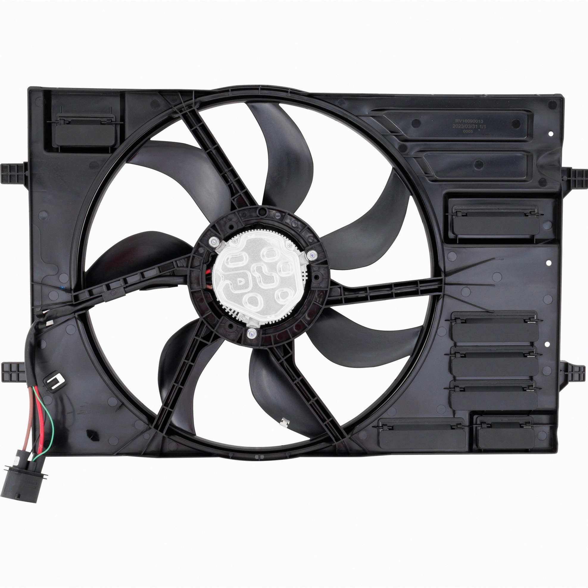 Dual Radiator And Condenser Fan Assembly For 2015-2020 Audi Volkswagen