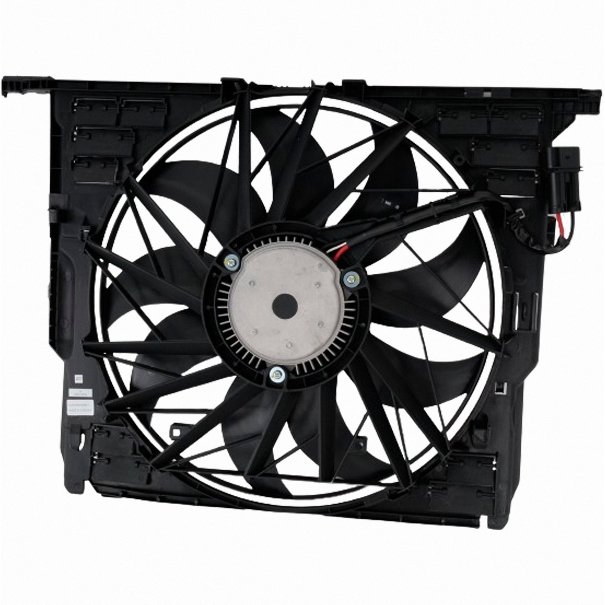 Dual Radiator And Condenser Fan Assembly For 2009-2019 BMW