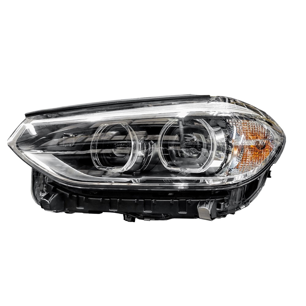 Right Passenger Side Headlight For 18-21 BMW X3, 19-21 BMW X4