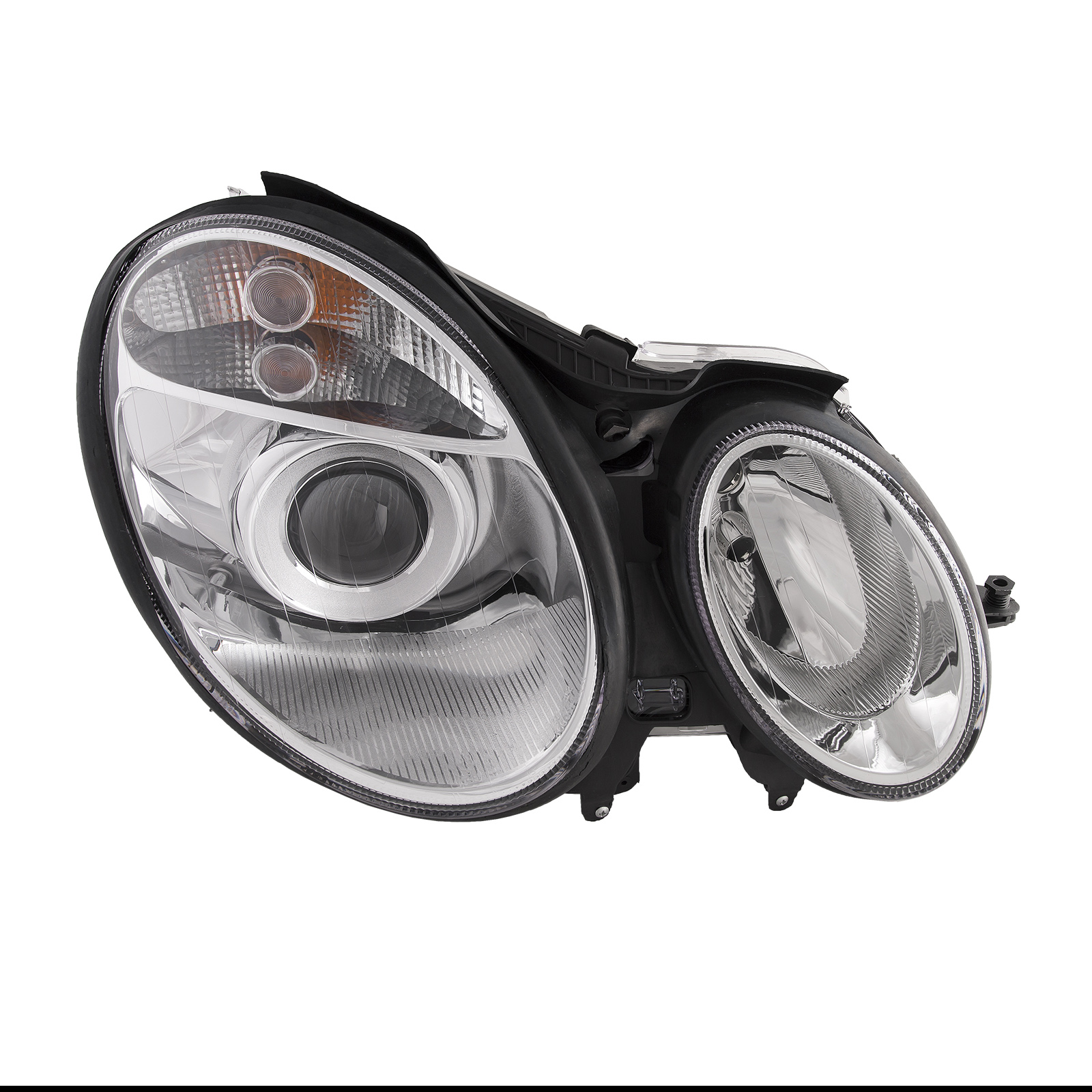 Right Passenger Side Headlight For 06 Mercedes-Benz E-350, 03-06 Mercedes-Benz E320, 03-06 Mercedes-Benz E500, 03-06 Mercedes-Benz E55 AMG
