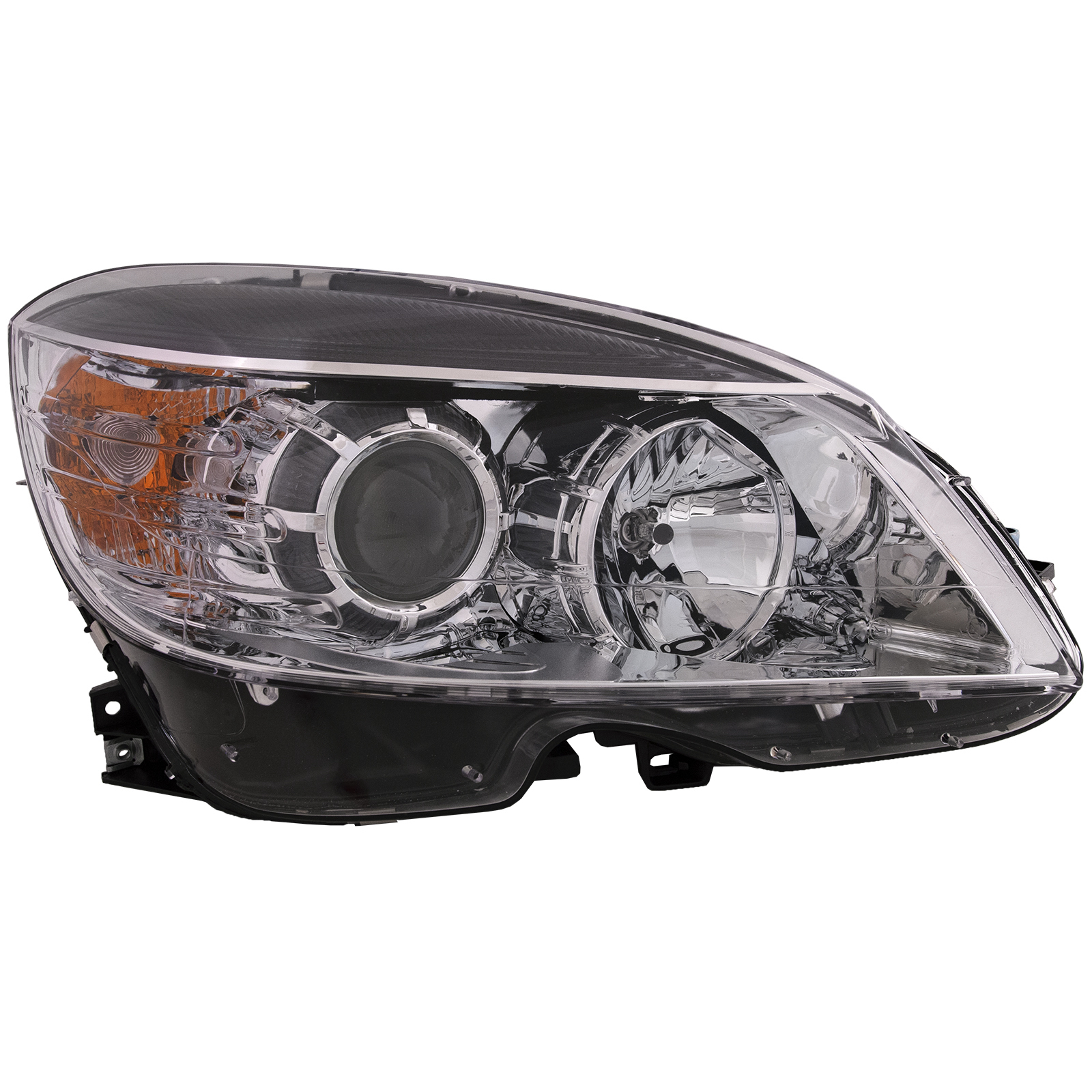Right Passenger Side Headlight For 08-11 Mercedes-Benz C300, 08-11 Mercedes-Benz C350, 08-11 Mercedes-Benz C63 AMG