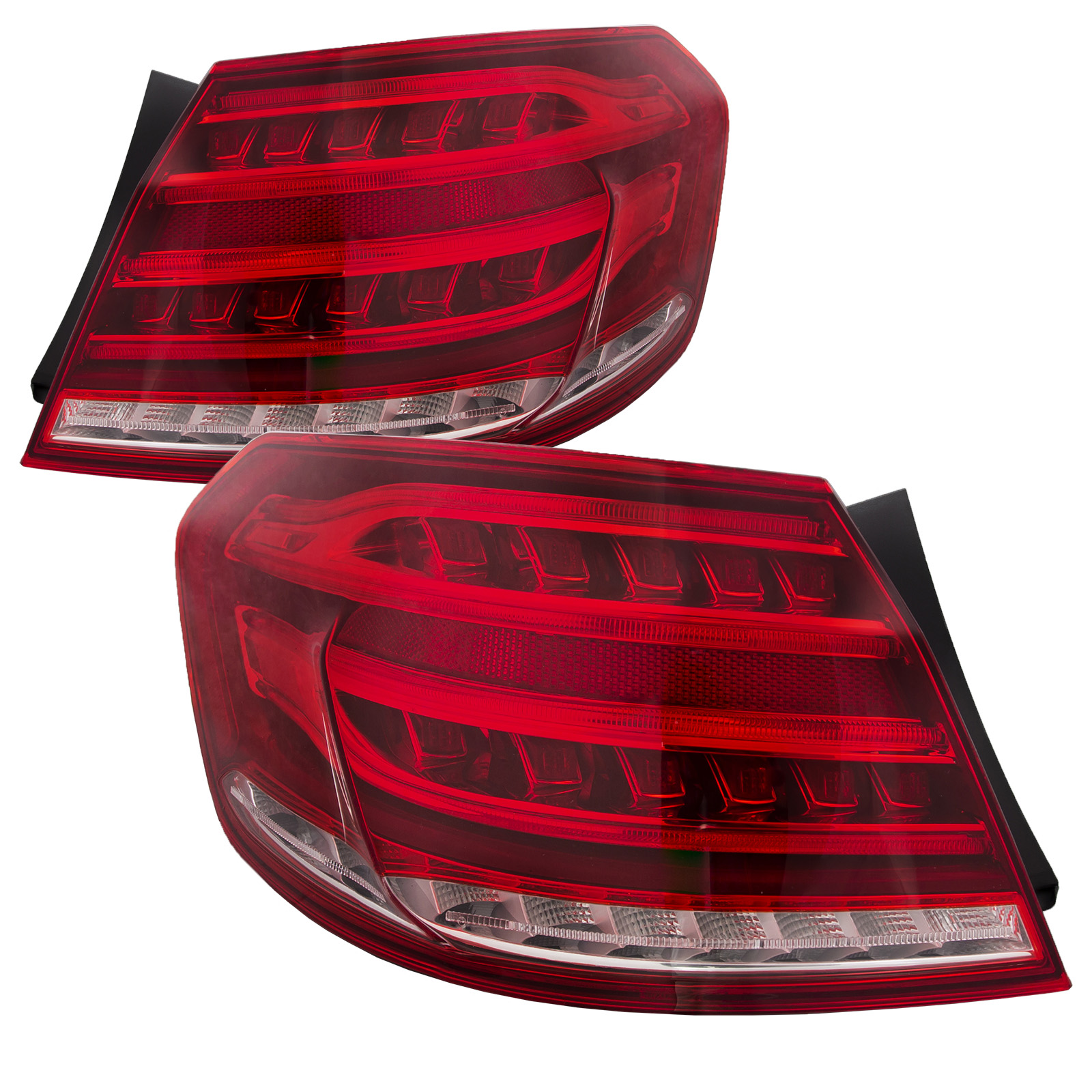 Tail Light Set For 14 Mercedes-Benz E350, 14 Mercedes-Benz E400, 14 Mercedes-Benz E550, 14 Mercedes-Benz E63 AMG