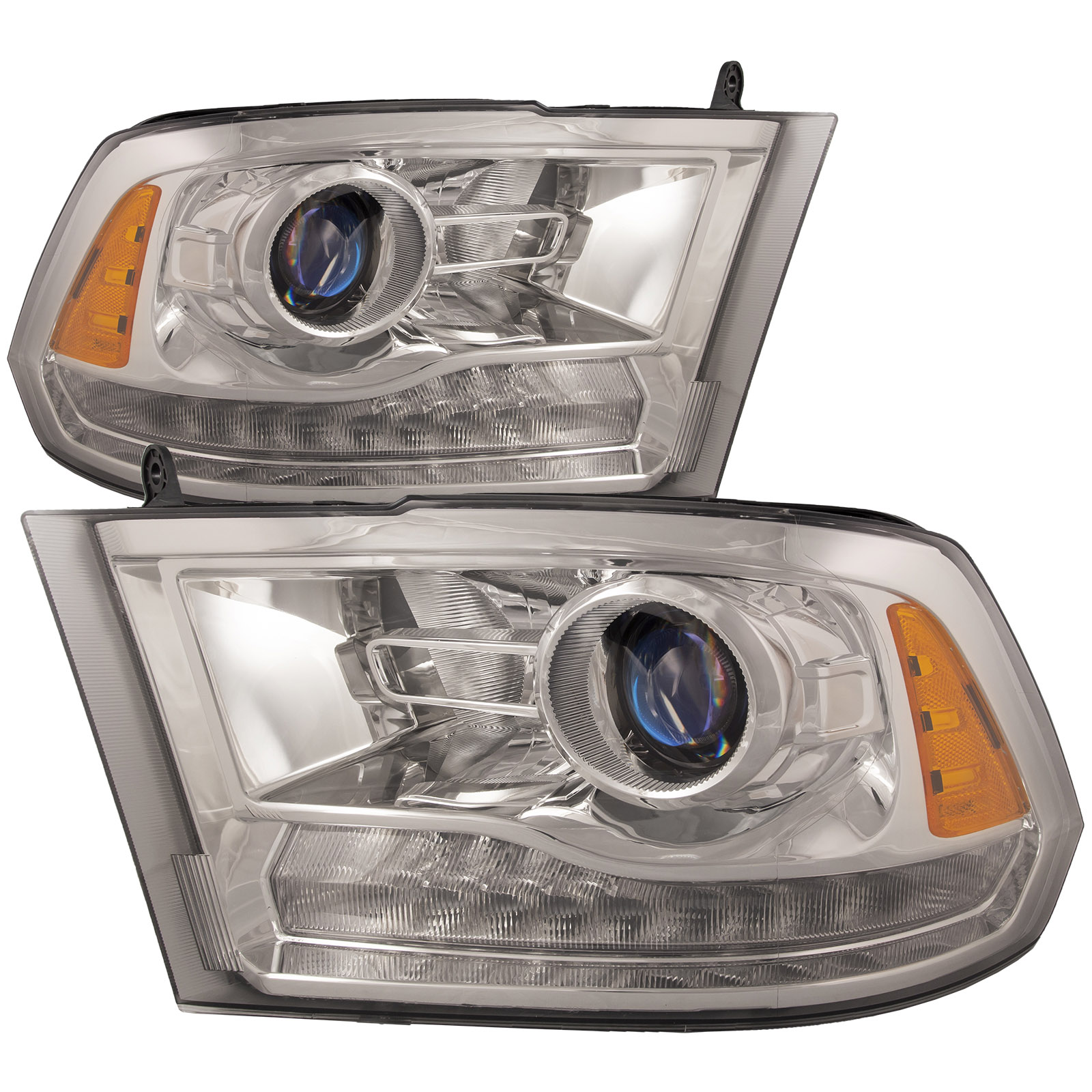 Headlight Set For 13-18 Ram 1500, 13-18 Ram 2500, 13-18 Ram 3500