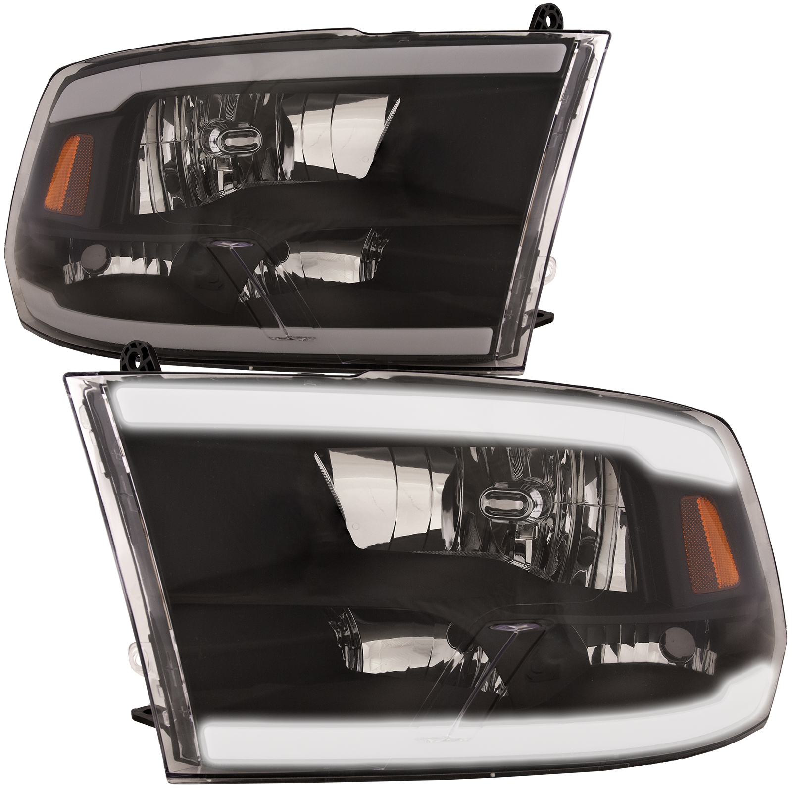 Headlight Set For 2009-2012 Dodge Ram