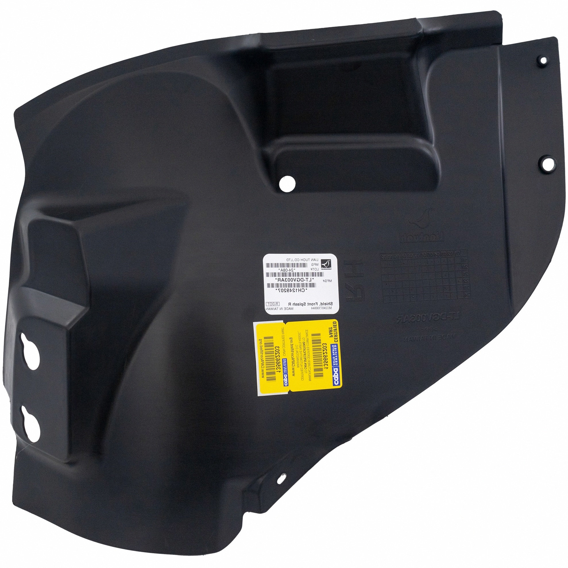 Left Driver Side Fender Liner For 19-24 Ram 1500; CAPA Certified