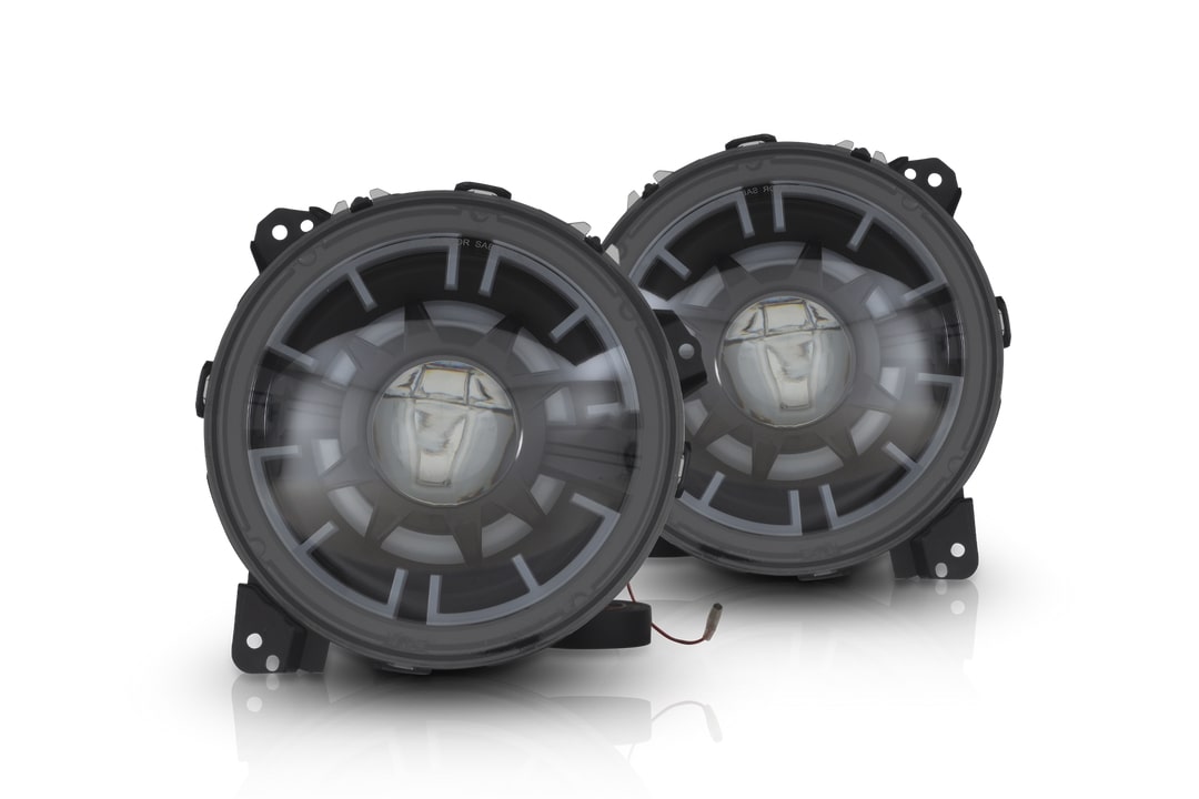 Headlight Set For 20-26 Jeep Gladiator, 18-26 Jeep Wrangler