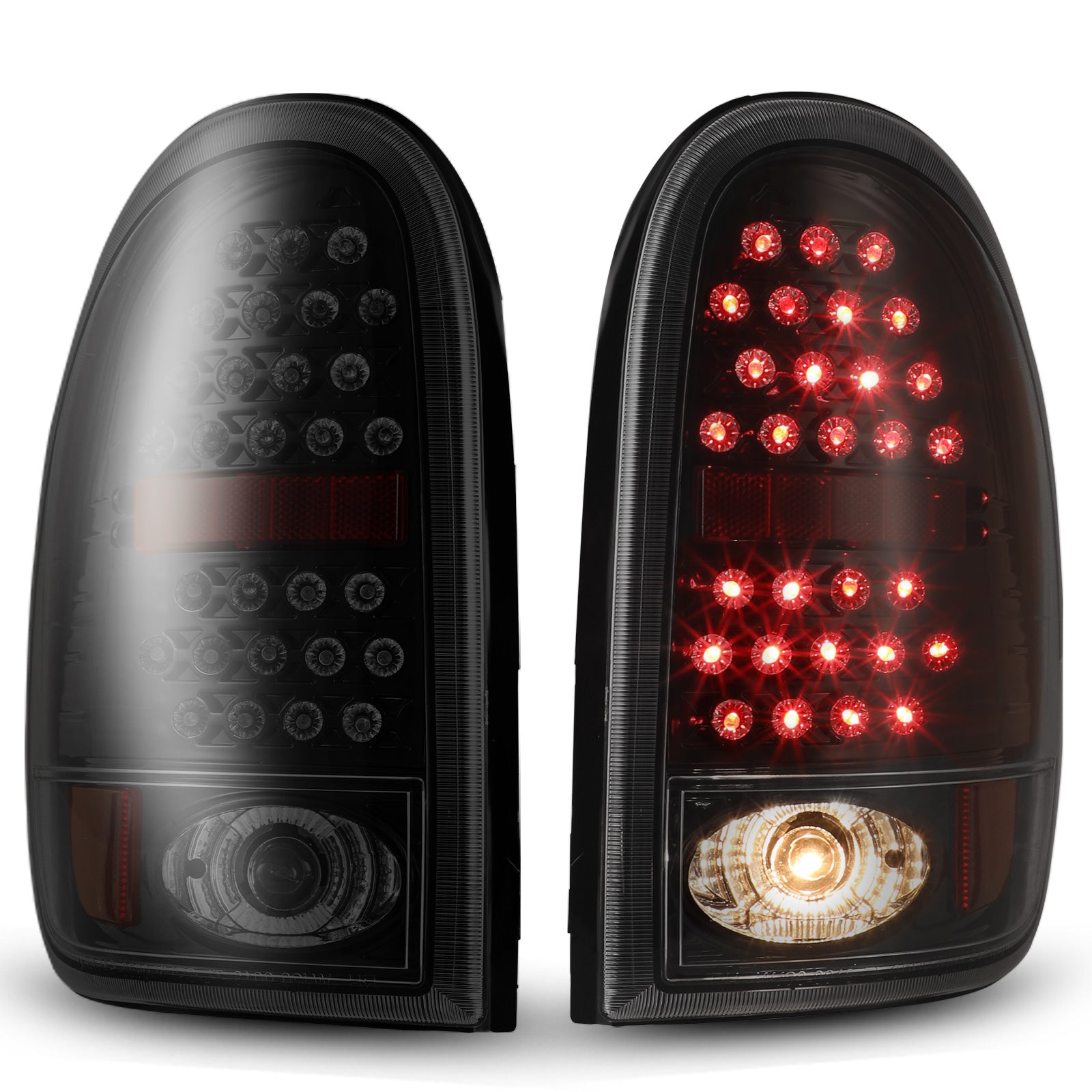 Tail Light Set For 96-00 Chrysler Town & Country, 96-00 Dodge Caravan, 98-03 Dodge Durango, 96-00 Plymouth Voyager