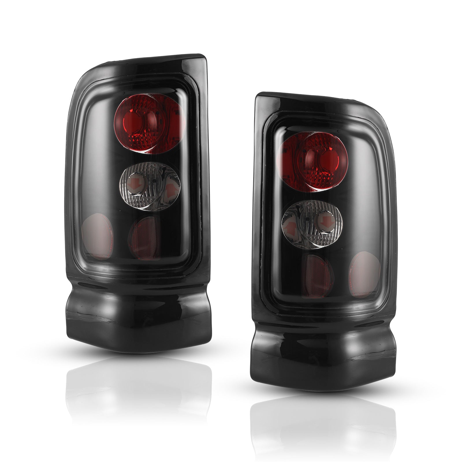 Tail Light Set For 94-01 Dodge Ram 1500, 94-02 Dodge Ram 2500/3500 Pickup, 95-02 Dodge Ram 4000 Pickup