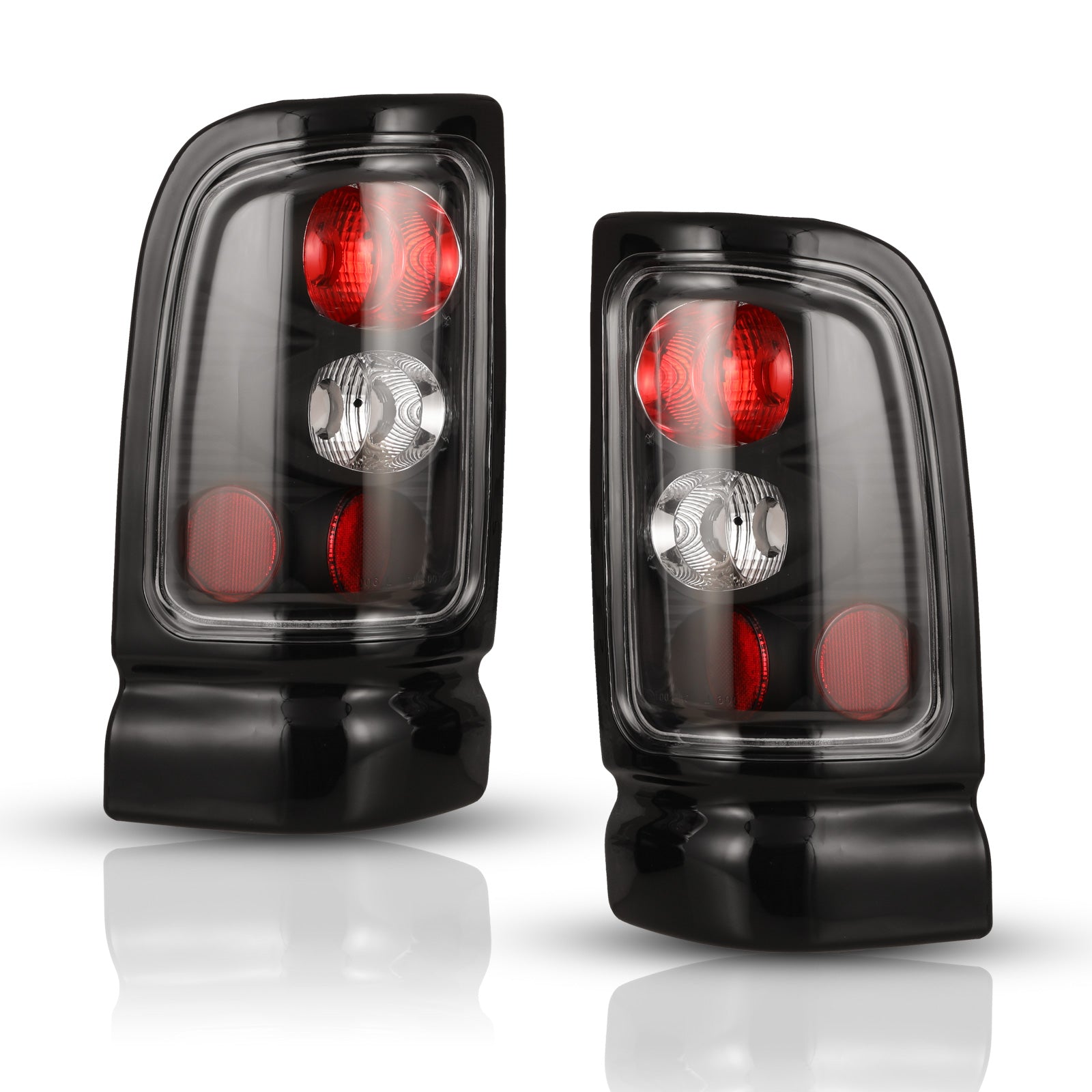Tail Light Set For 94-01 Dodge Ram 1500, 94-02 Dodge Ram 2500/3500 Pickup, 95-02 Dodge Ram 4000 Pickup