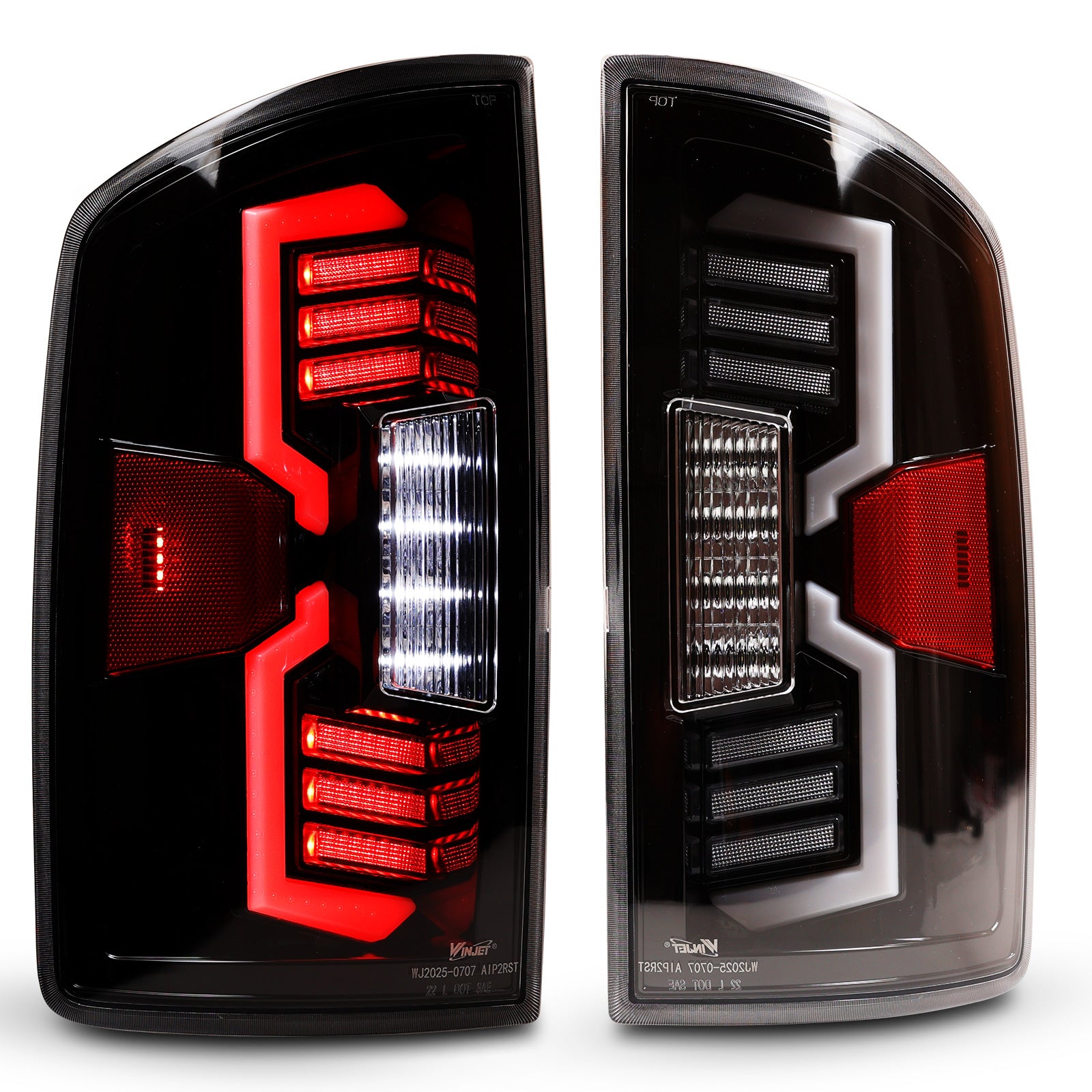 Tail Light Set For 02-06 Dodge Ram 1500, 03-06 Dodge Ram 2500, 03-06 Dodge Ram 3500