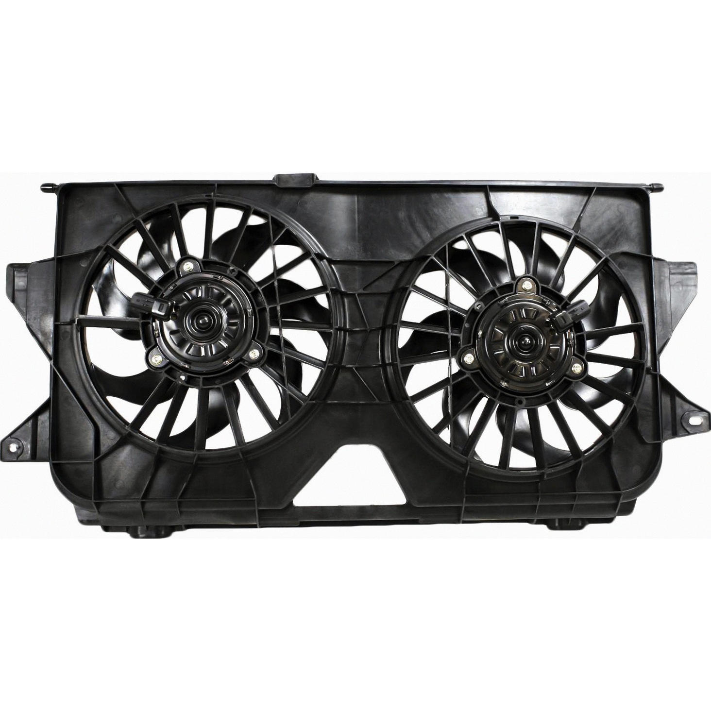 Dual Radiator And Condenser Fan Assembly For 05-07 Chrysler Town & Country, 05-07 Dodge Caravan, 05-07 Dodge Grand Caravan
