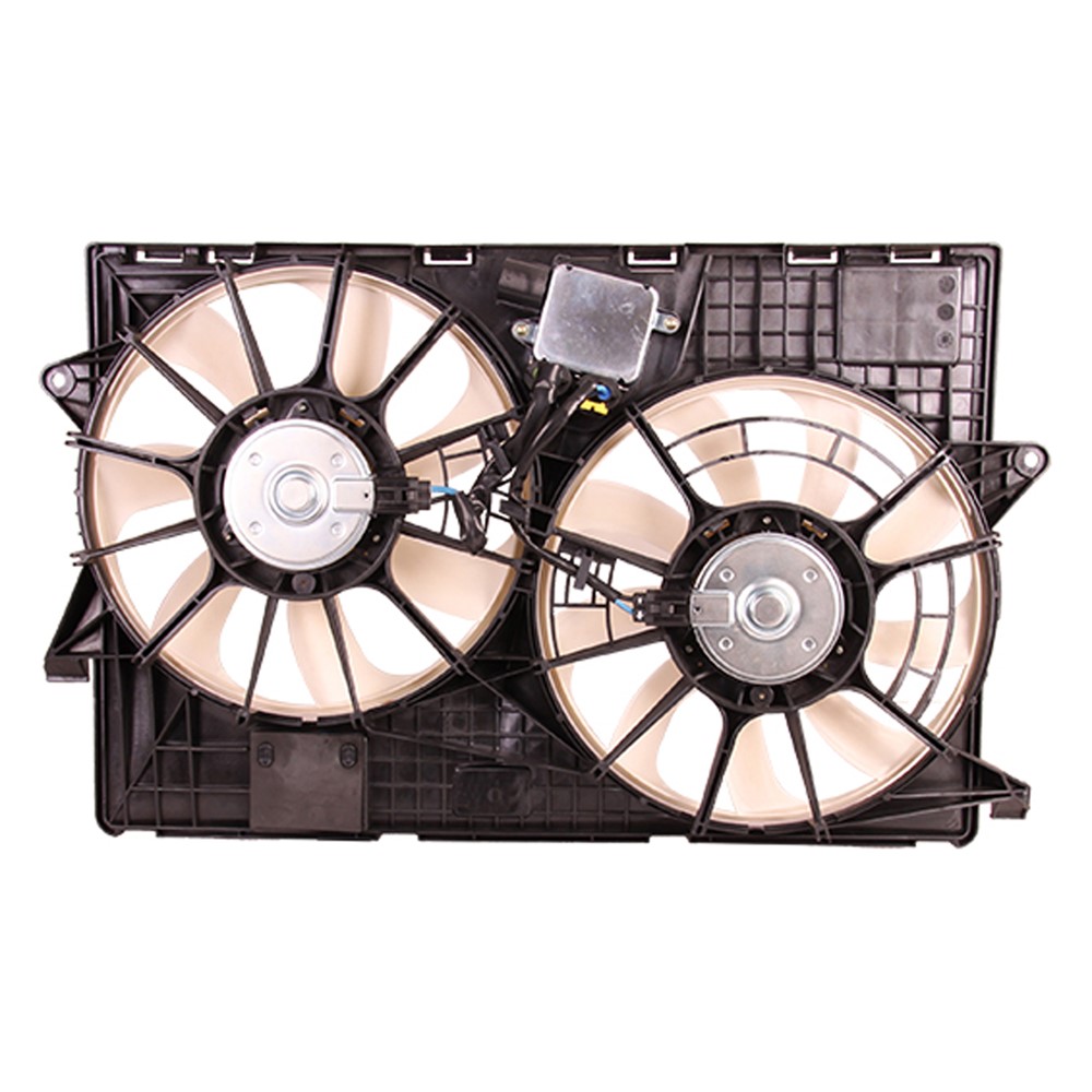 Dual Radiator And Condenser Fan Assembly For 14-23 Jeep Cherokee