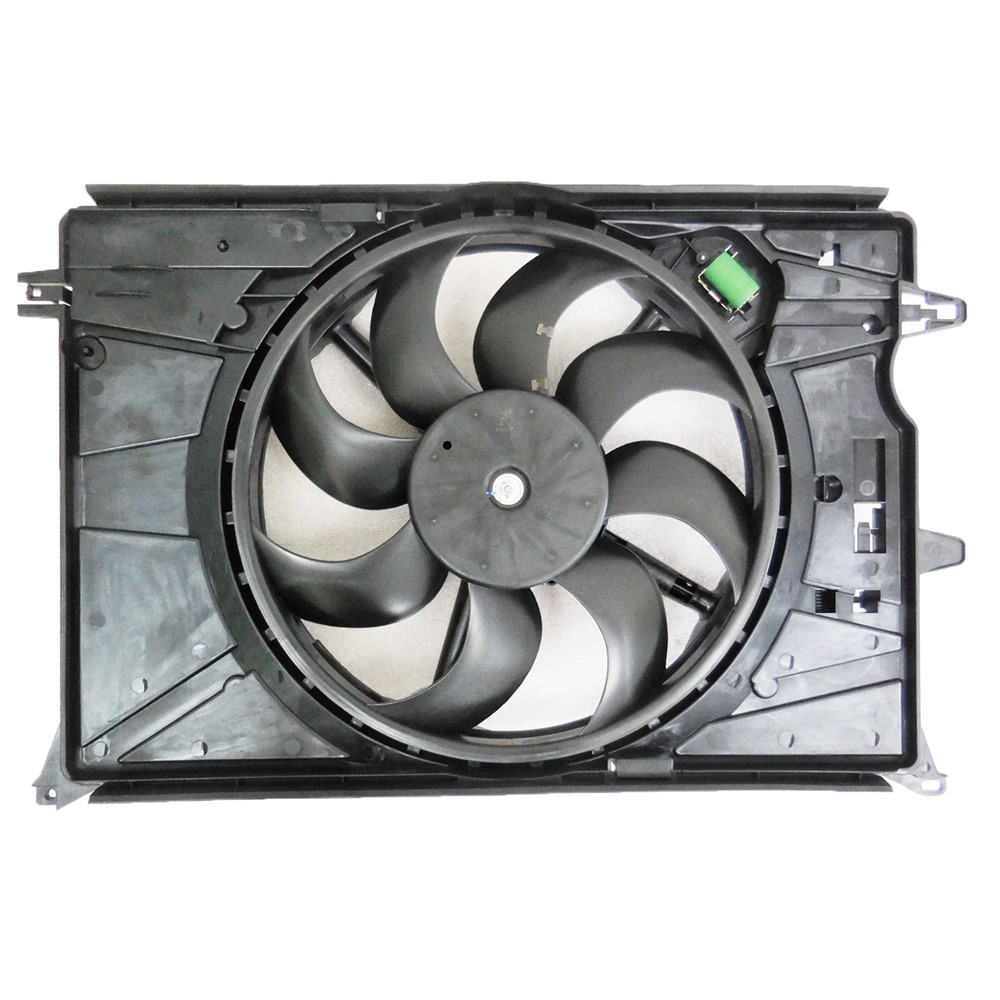 Dual Radiator And Condenser Fan Assembly For 15-18 Jeep Renegade