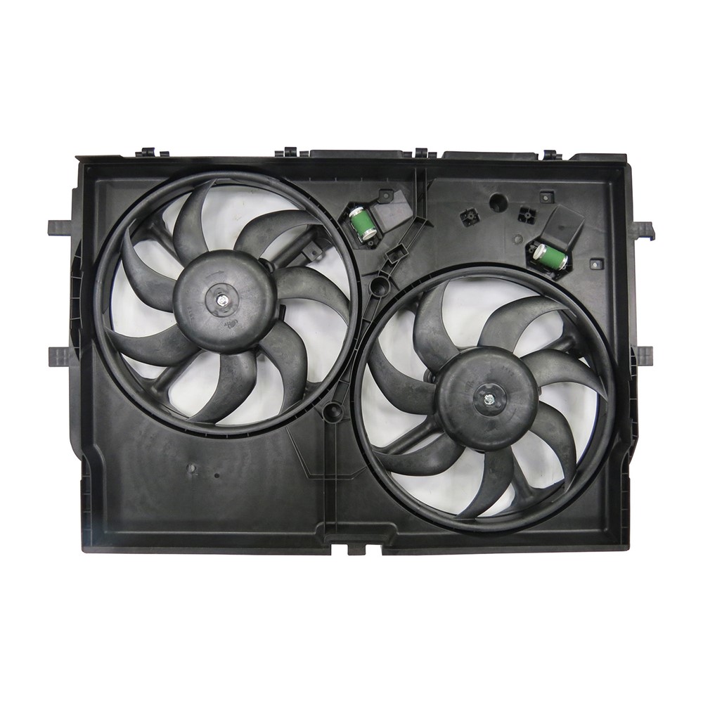 Dual Radiator And Condenser Fan Assembly For 14-22 Ram ProMaster 1500, 14-22 Ram ProMaster 2500, 14-22 Ram ProMaster 3500