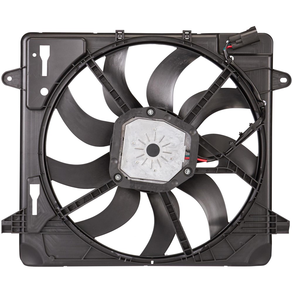 Dual Radiator And Condenser Fan Assembly For 12-17 Jeep Wrangler