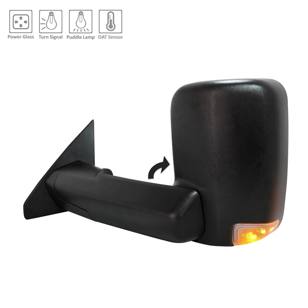 Left Driver Side Door Mirror For 19-24 Ram 1500