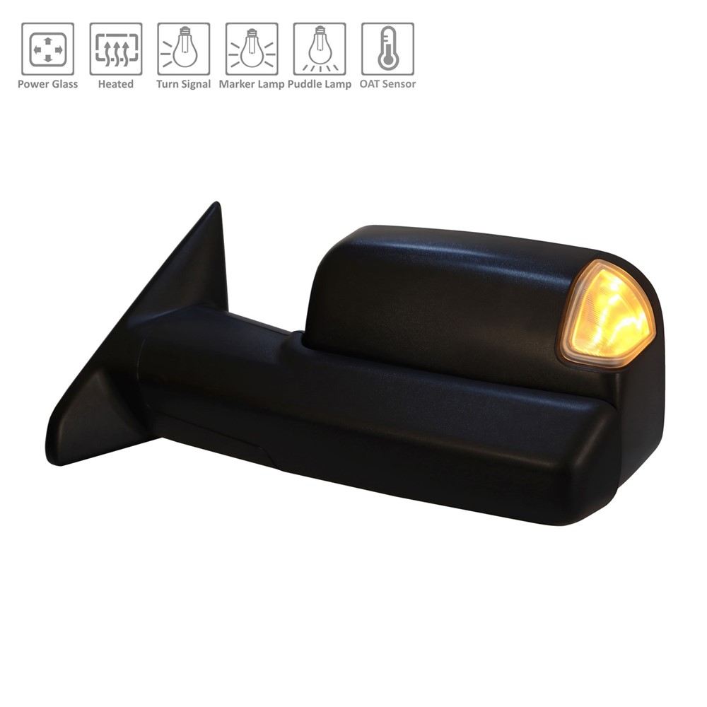 Left Driver Side Door Mirror For 19-20 Ram 3500, 19-20 Ram 4500, 19-20 Ram 5500