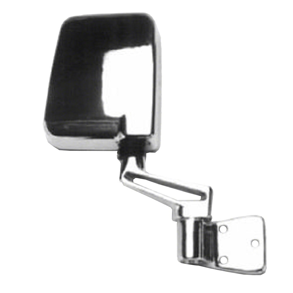 Right Passenger Side Door Mirror For 87-93 Jeep Wrangler