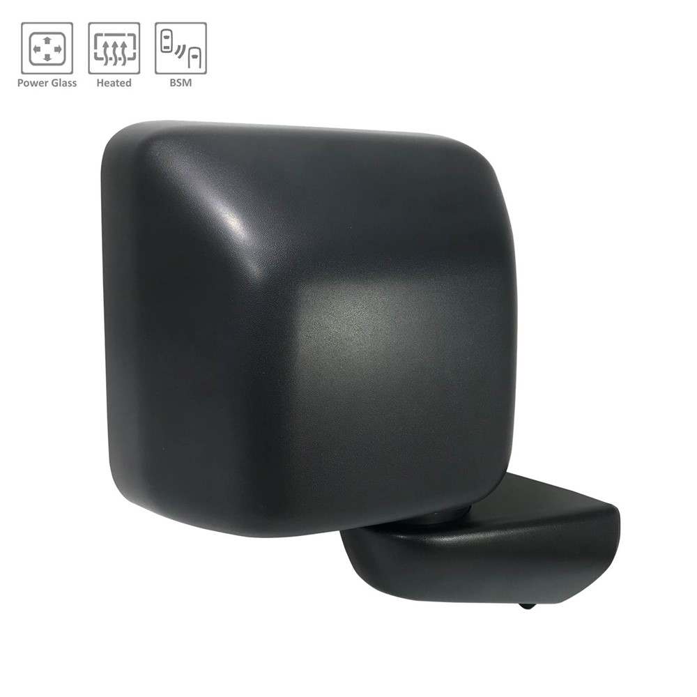 Right Passenger Side Door Mirror For 20-25 Jeep Gladiator, 18-25 Jeep Wrangler