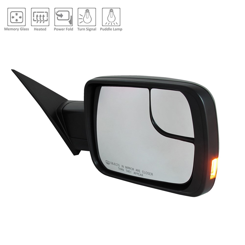 Right Passenger Side Door Mirror For 19-22 Ram 1500