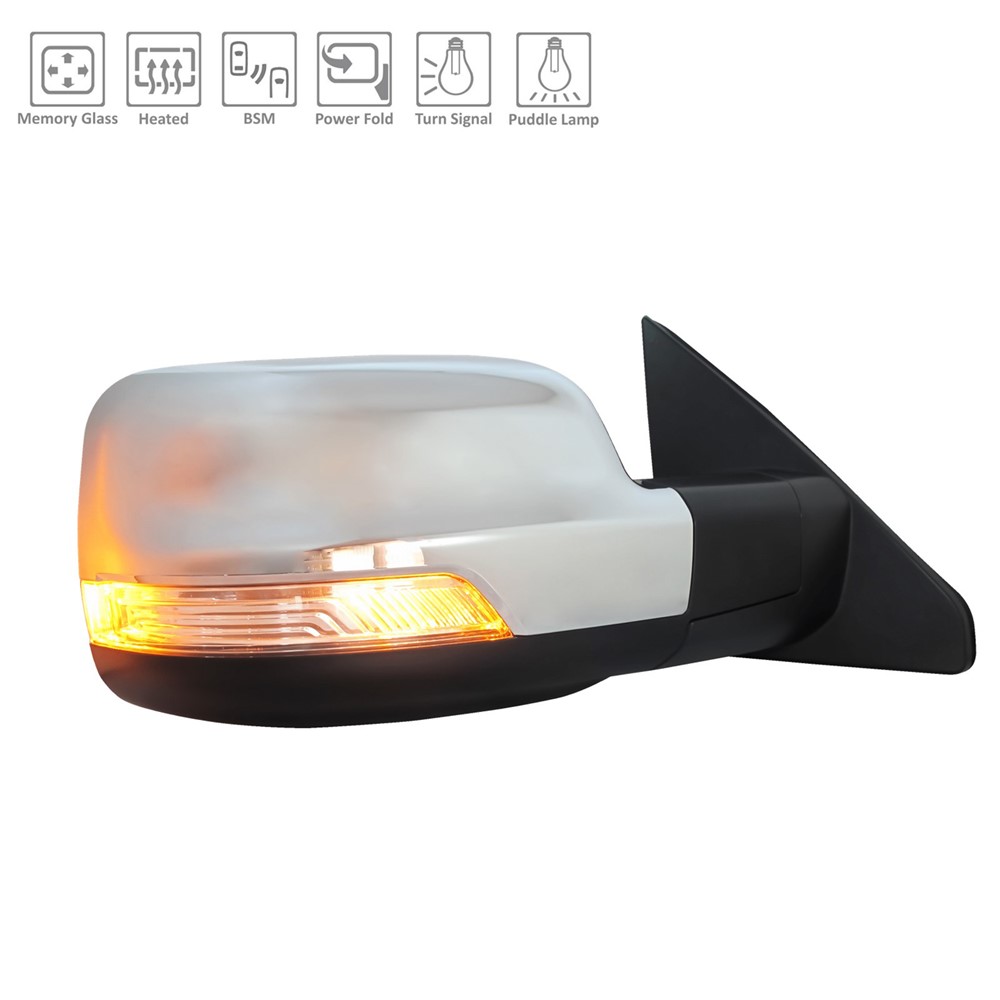 Right Passenger Side Door Mirror For 20-21 Ram 1500